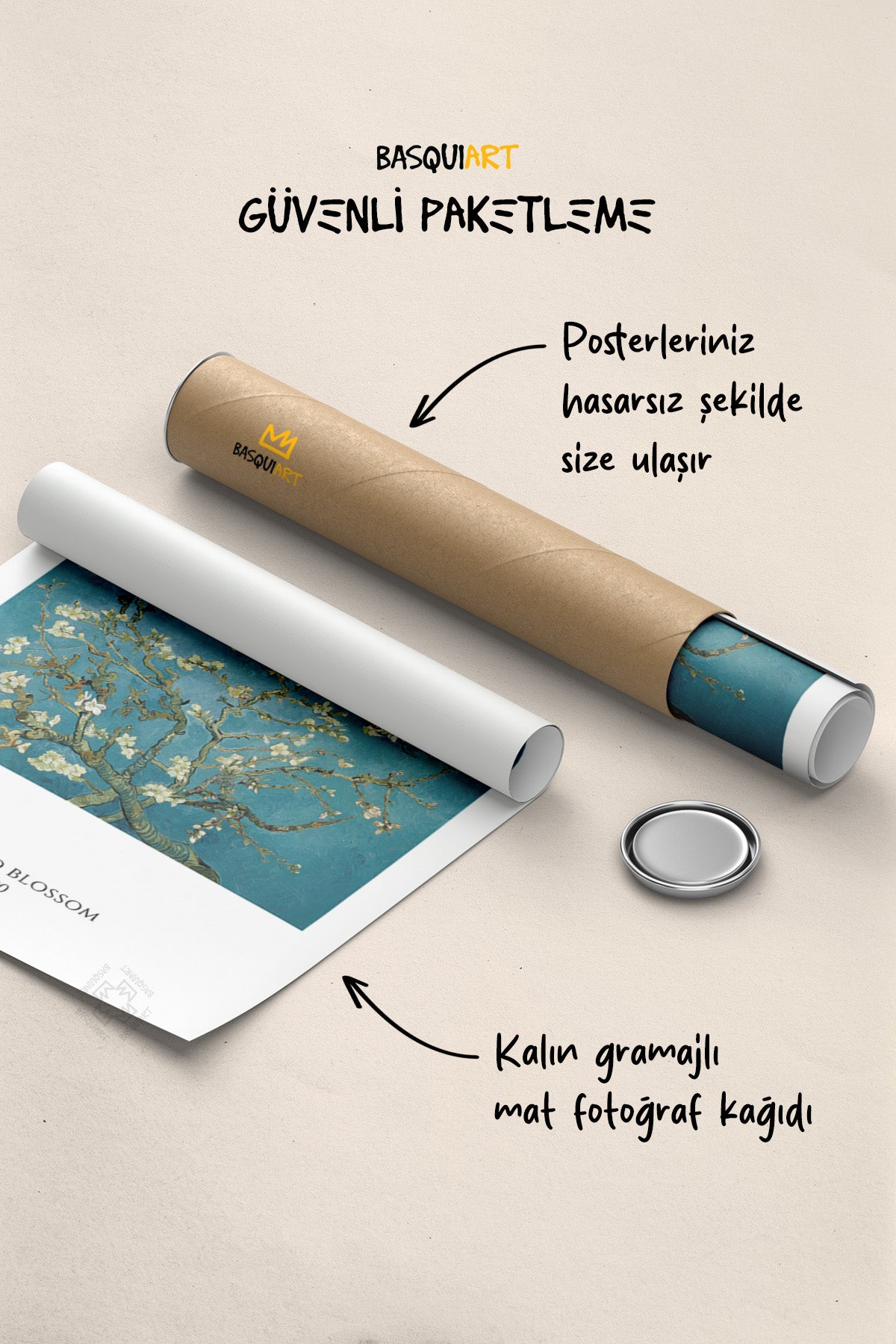 Vincent Van Gogh Serisi Poster, Duvar Dekoru No:20