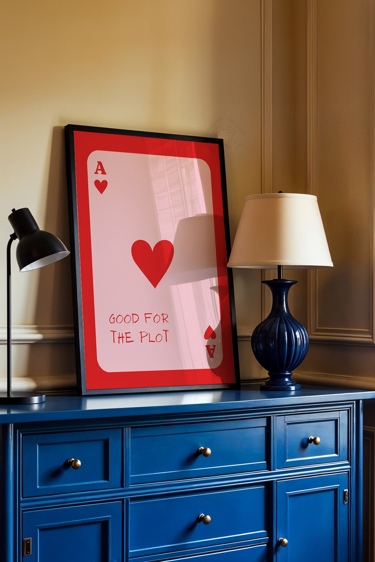 Lucky You Serisi Siyah Çerçeveli Poster, Tablo Duvar Dekoru No:80