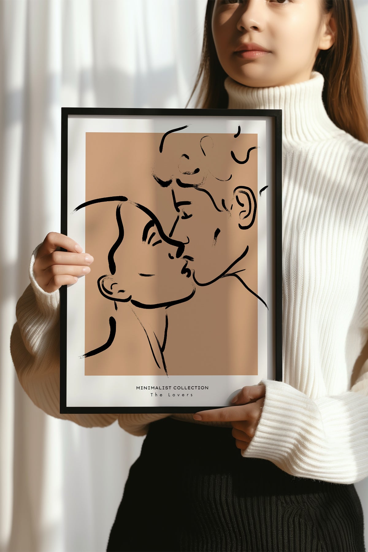 Bohemian Serisi Siyah Çerçeveli Poster, Tablo No:105