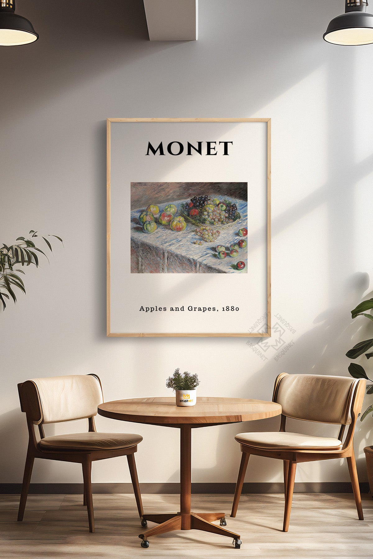 Claude Monet Serisi Ahşap Çerçeveli Poster, Tablo Duvar Dekoru No:7
