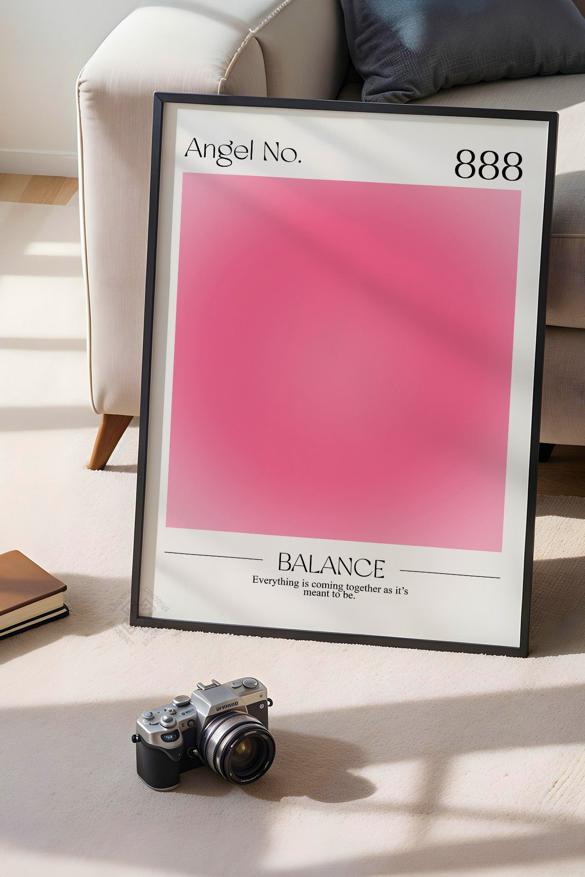 Aura Serisi Siyah Çerçeveli Poster, Tablo No:12