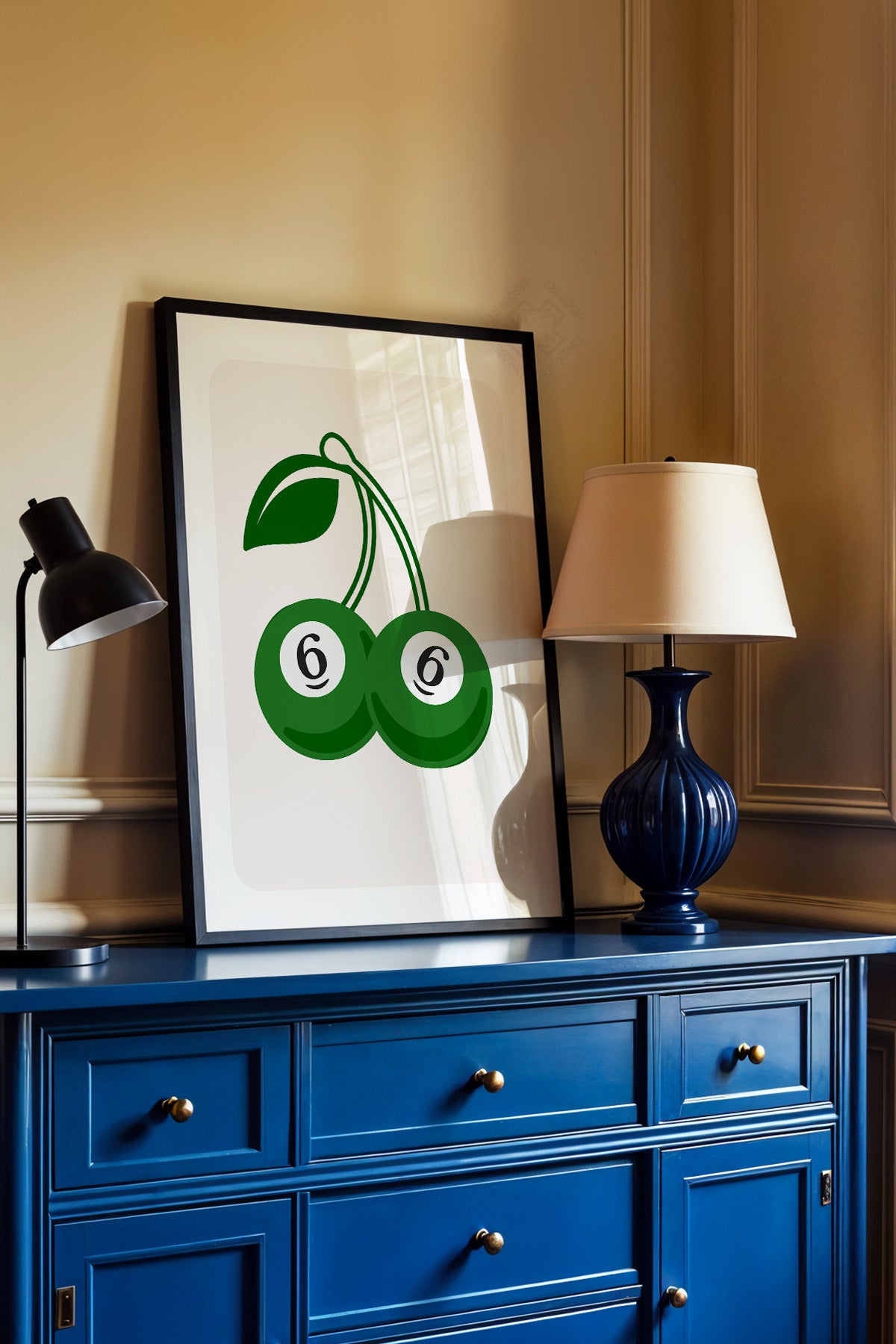 Lucky You Serisi Siyah Çerçeveli Poster, Tablo Duvar Dekoru No:137