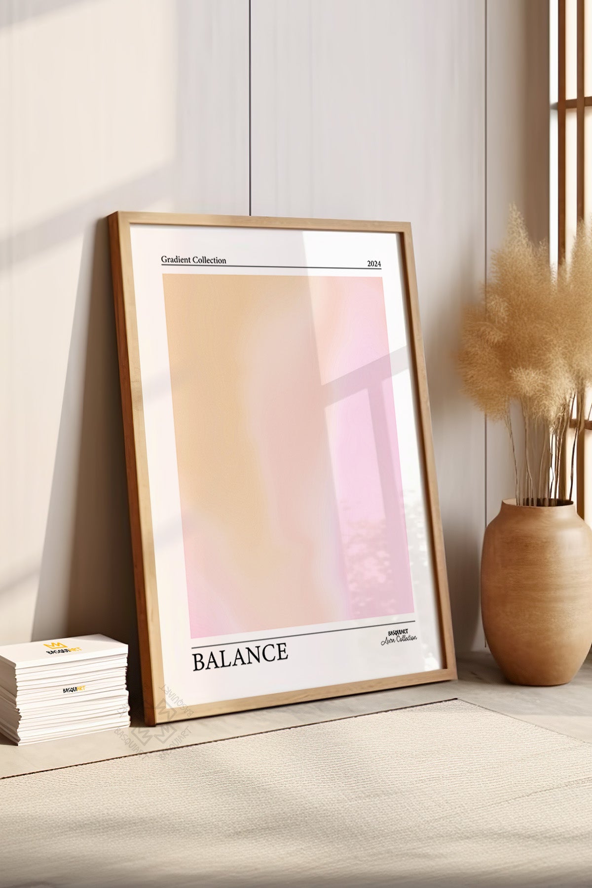 Aura Serisi Ahşap Çerçeveli Poster, Tablo No:31