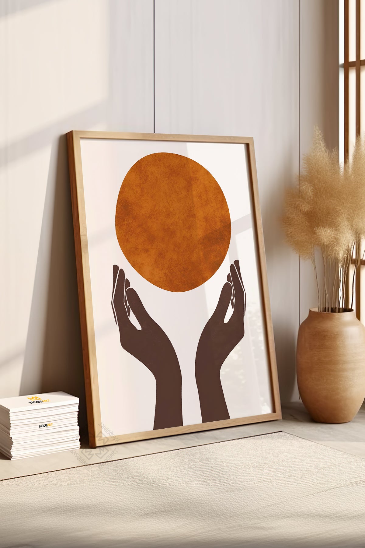 Bohemian Serisi Ahşap Çerçeveli Poster, Tablo No:34