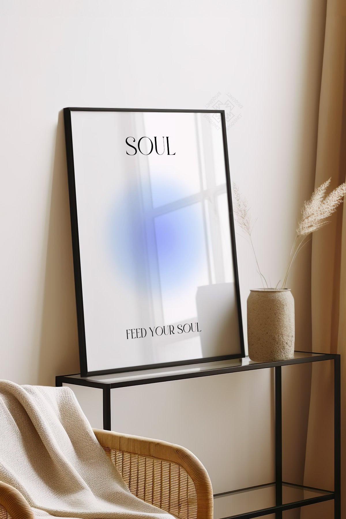 Aura Serisi Siyah Çerçeveli Poster, Tablo No:156