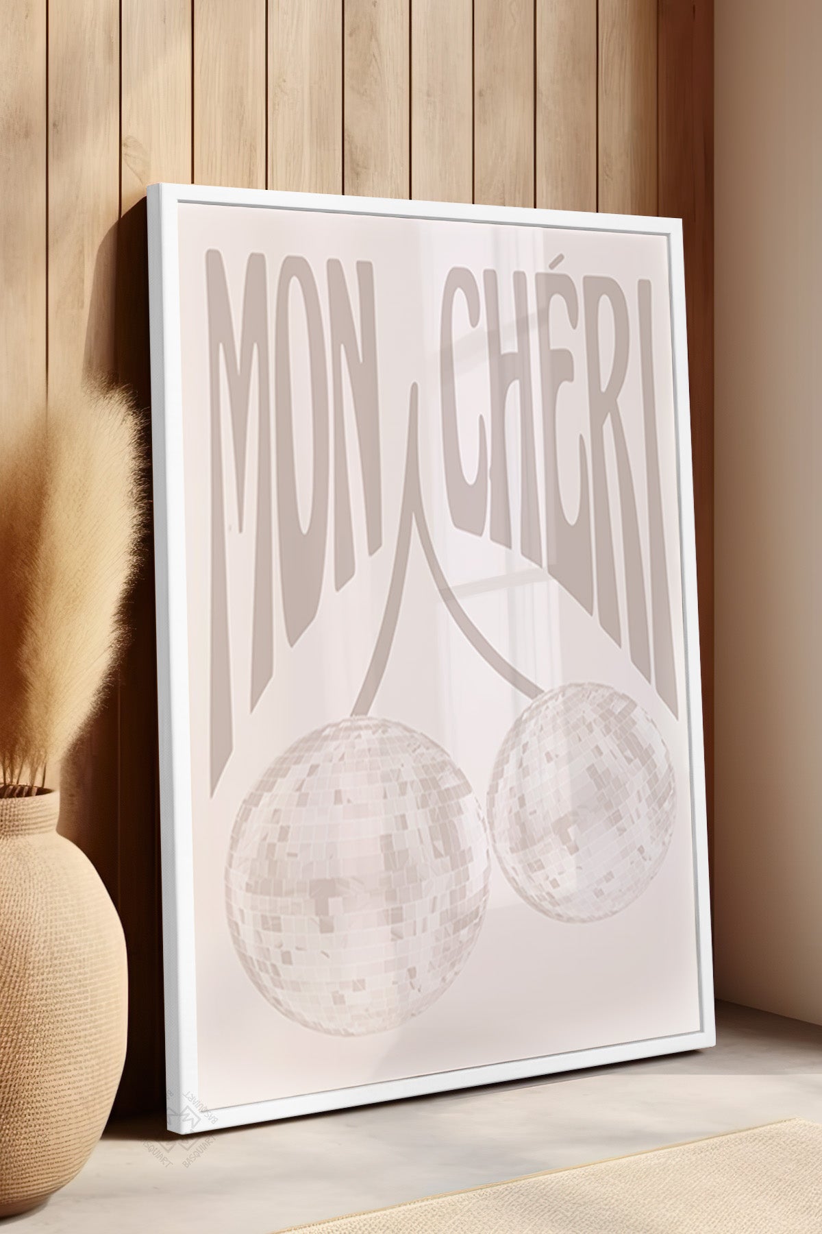 Lucky You Serisi Beyaz Çerçeveli Poster, Tablo Duvar Dekoru No:9