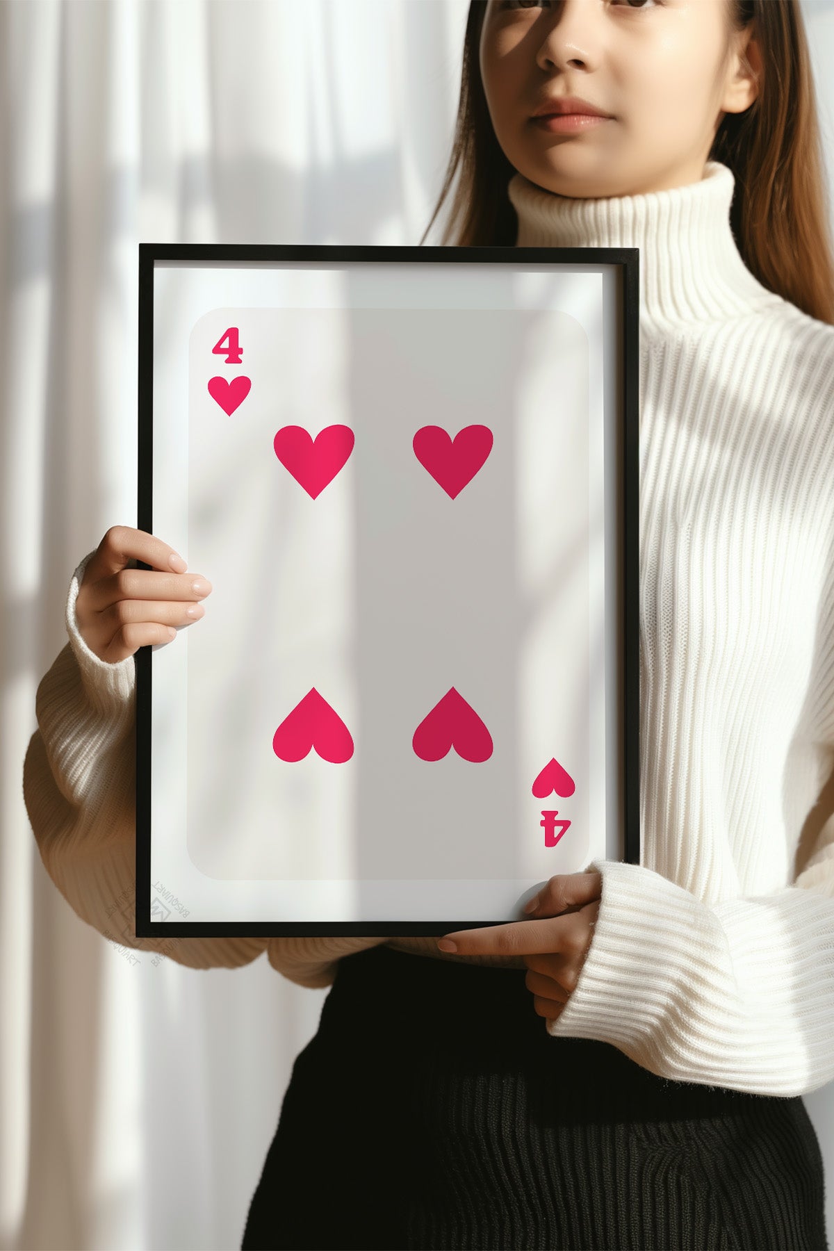 Lucky You Serisi Siyah Çerçeveli Poster, Tablo Duvar Dekoru No:97