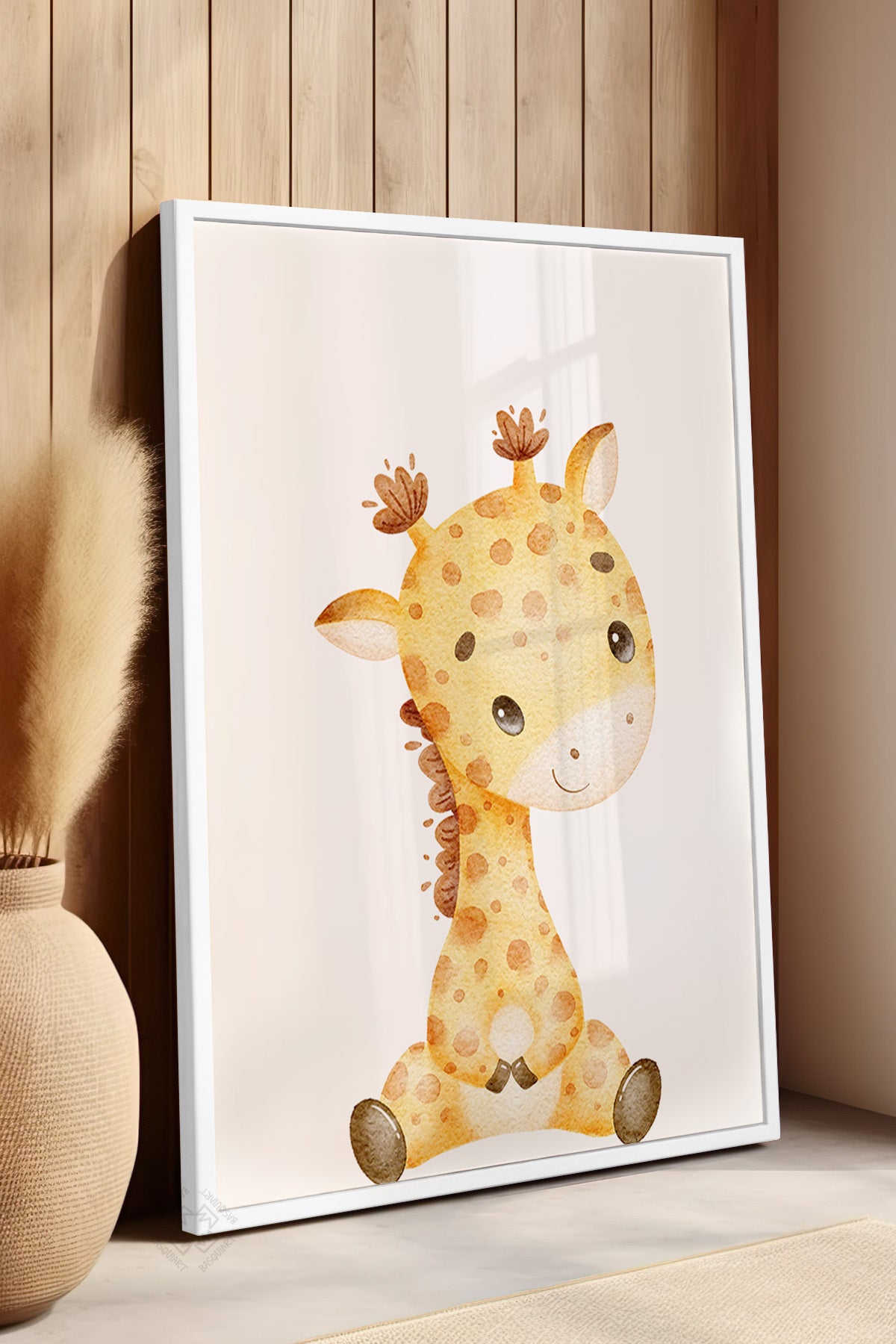 Çocuk Odası, Bebek Odası Beyaz Çerçeveli Poster, Tablo No:15
