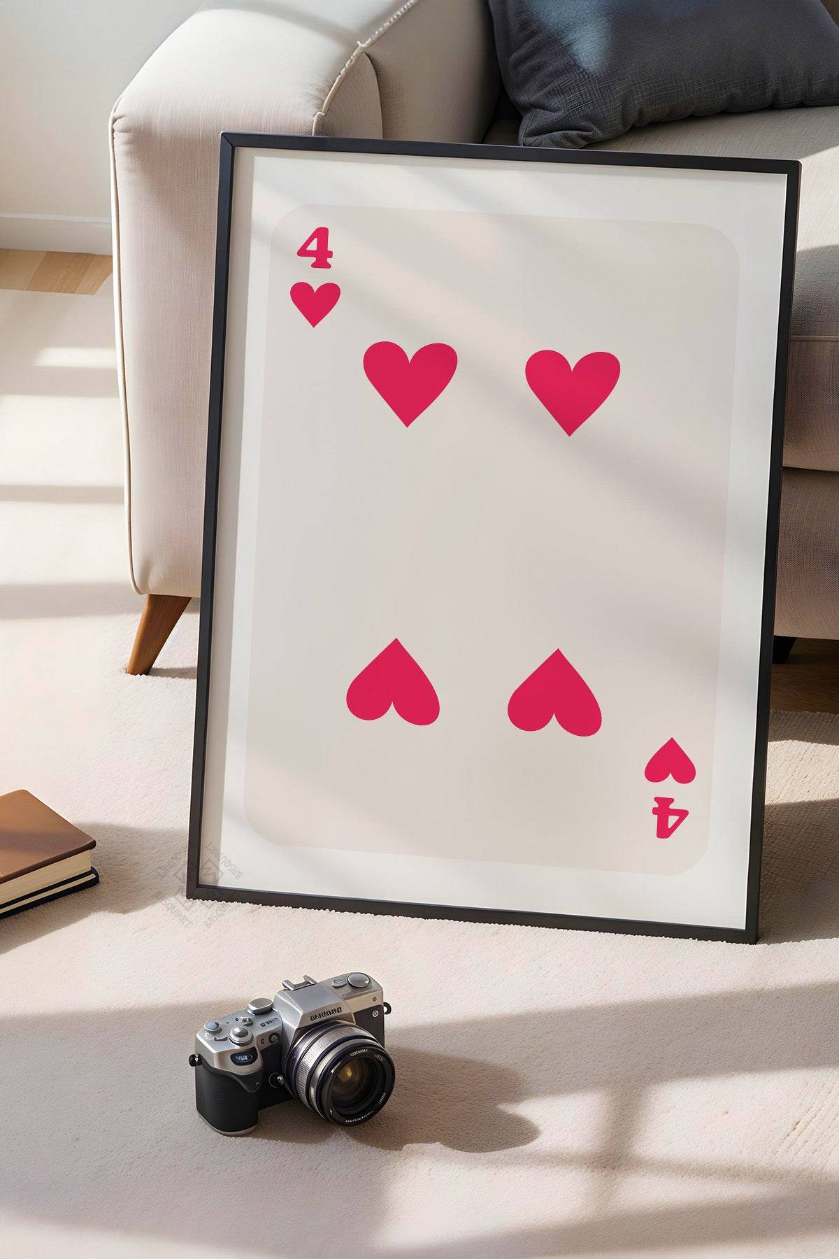 Lucky You Serisi Siyah Çerçeveli Poster, Tablo Duvar Dekoru No:97