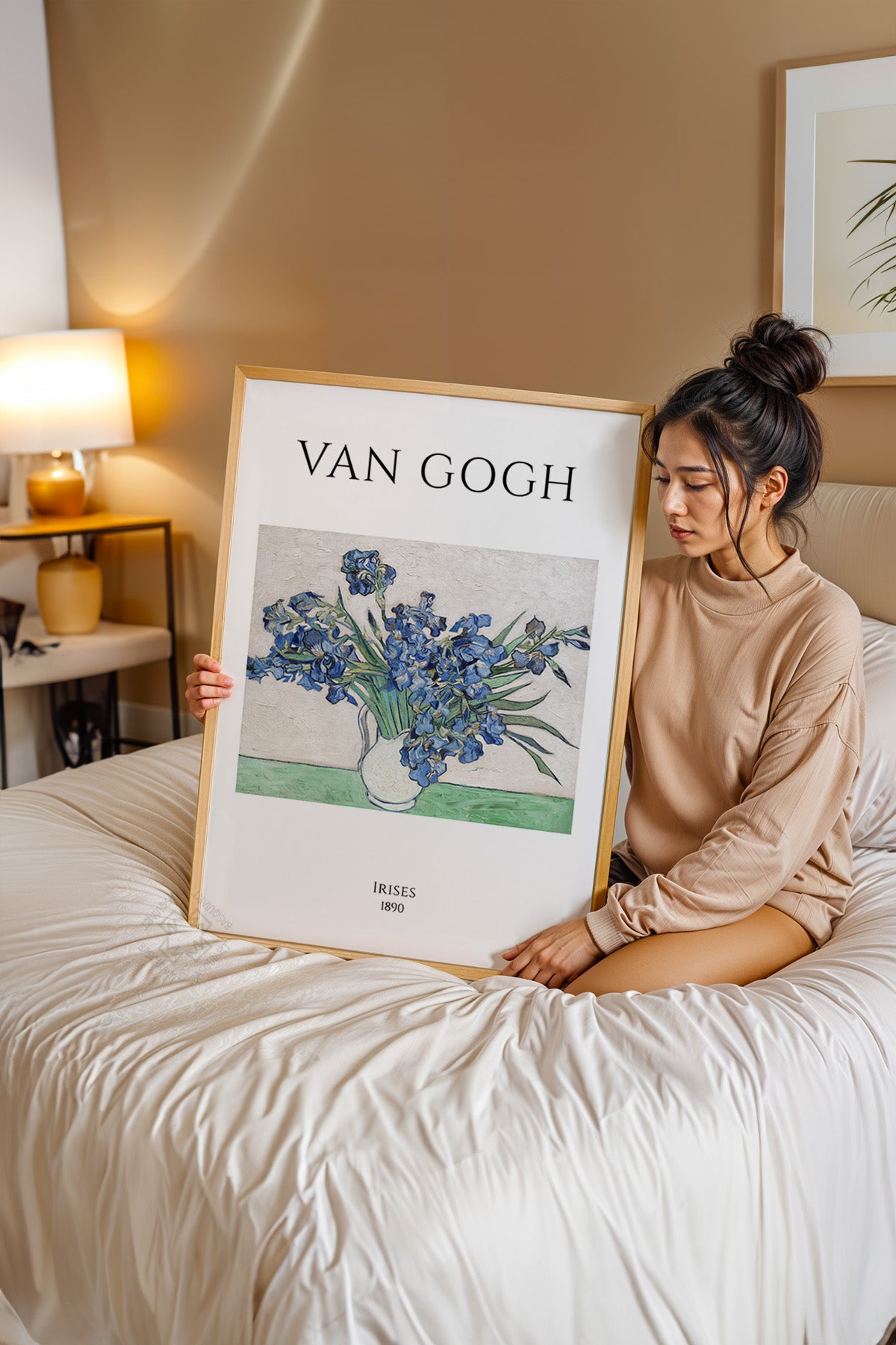 Vincent Van Gogh Serisi Ahşap Çerçeveli Poster, Tablo Duvar Dekoru No:3