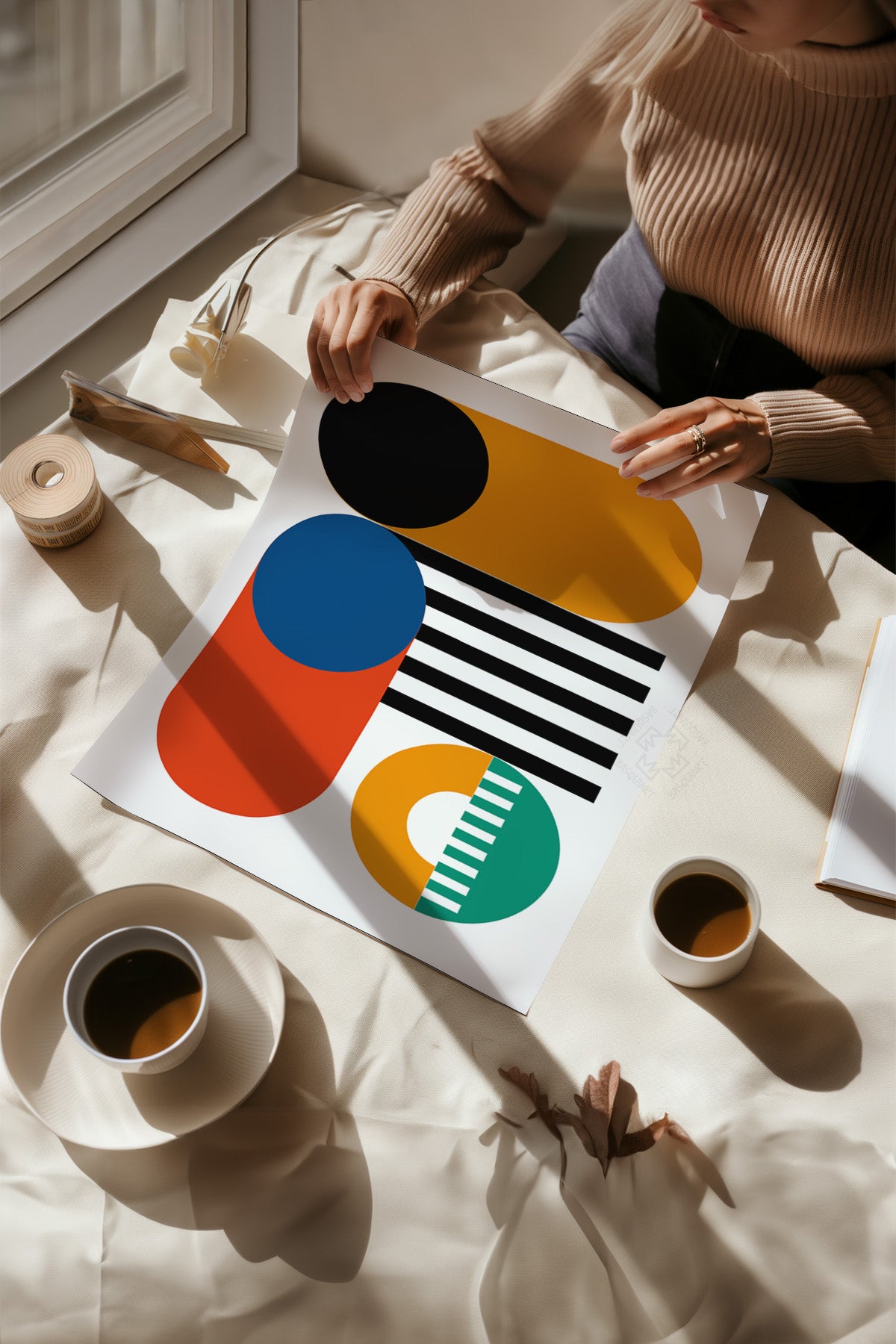 Bauhaus Serisi Poster, Duvar Dekoru No:4