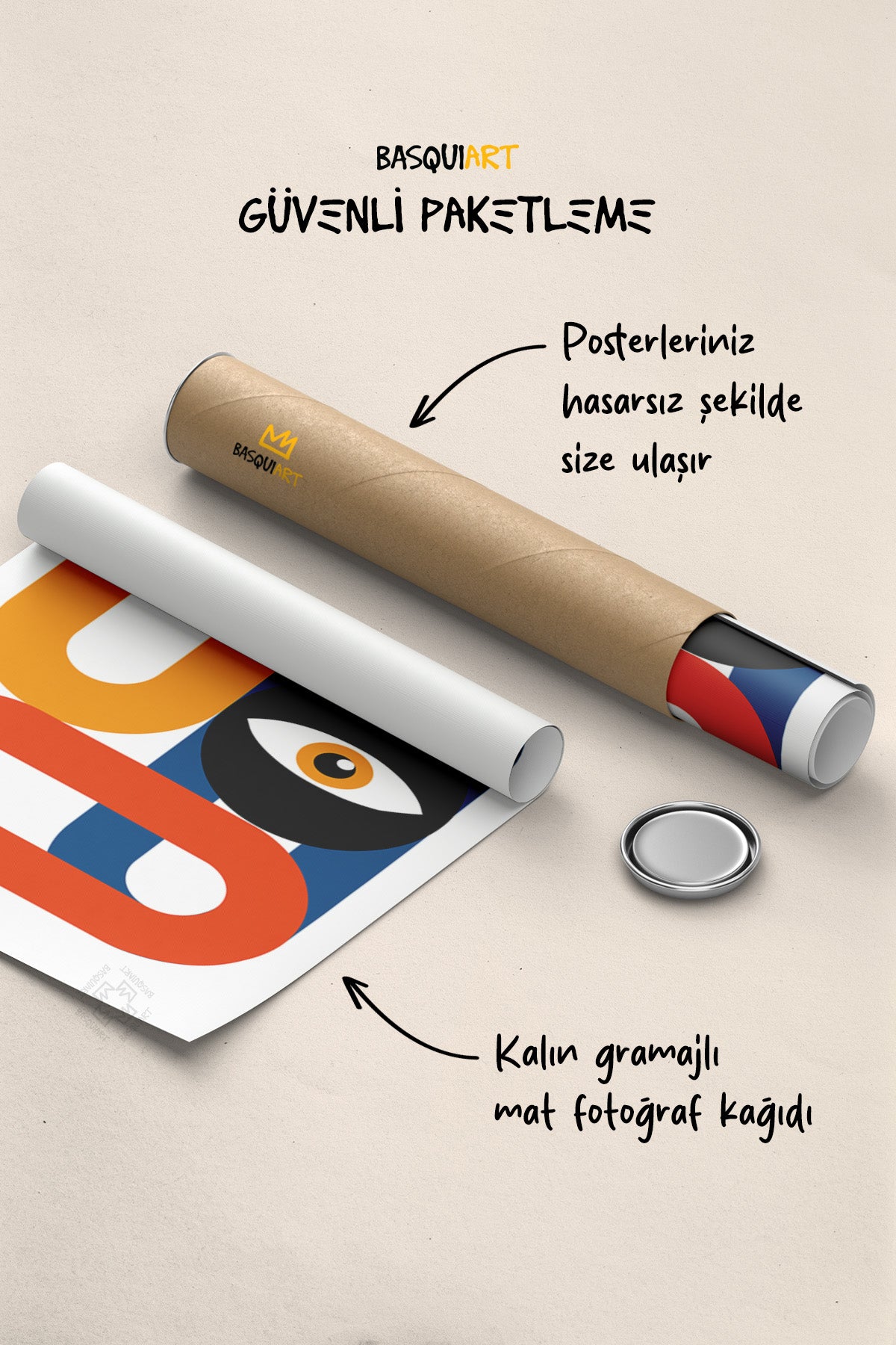 Bauhaus Serisi Poster, Duvar Dekoru No:2