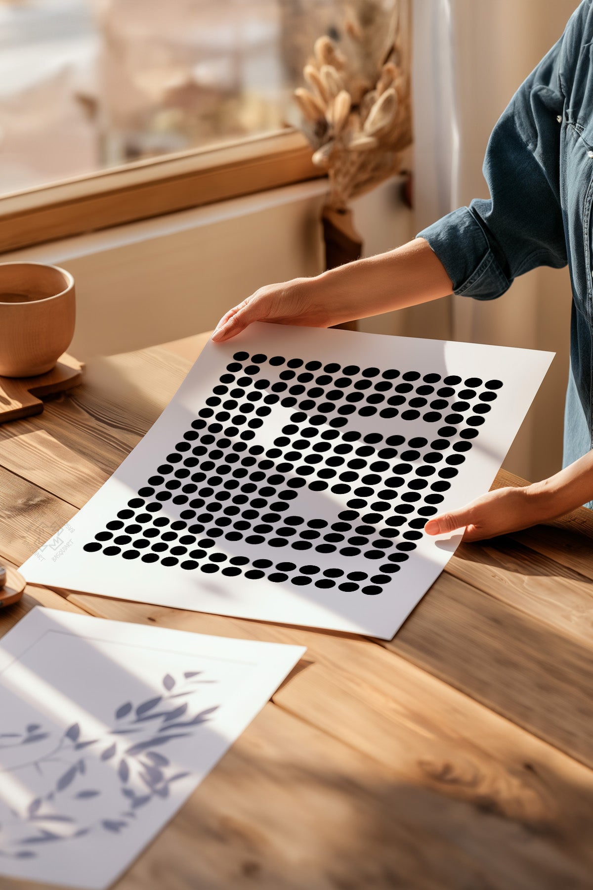 Minimal Bauhaus 6'lı Poster Seti, Duvar Dekoru No:12