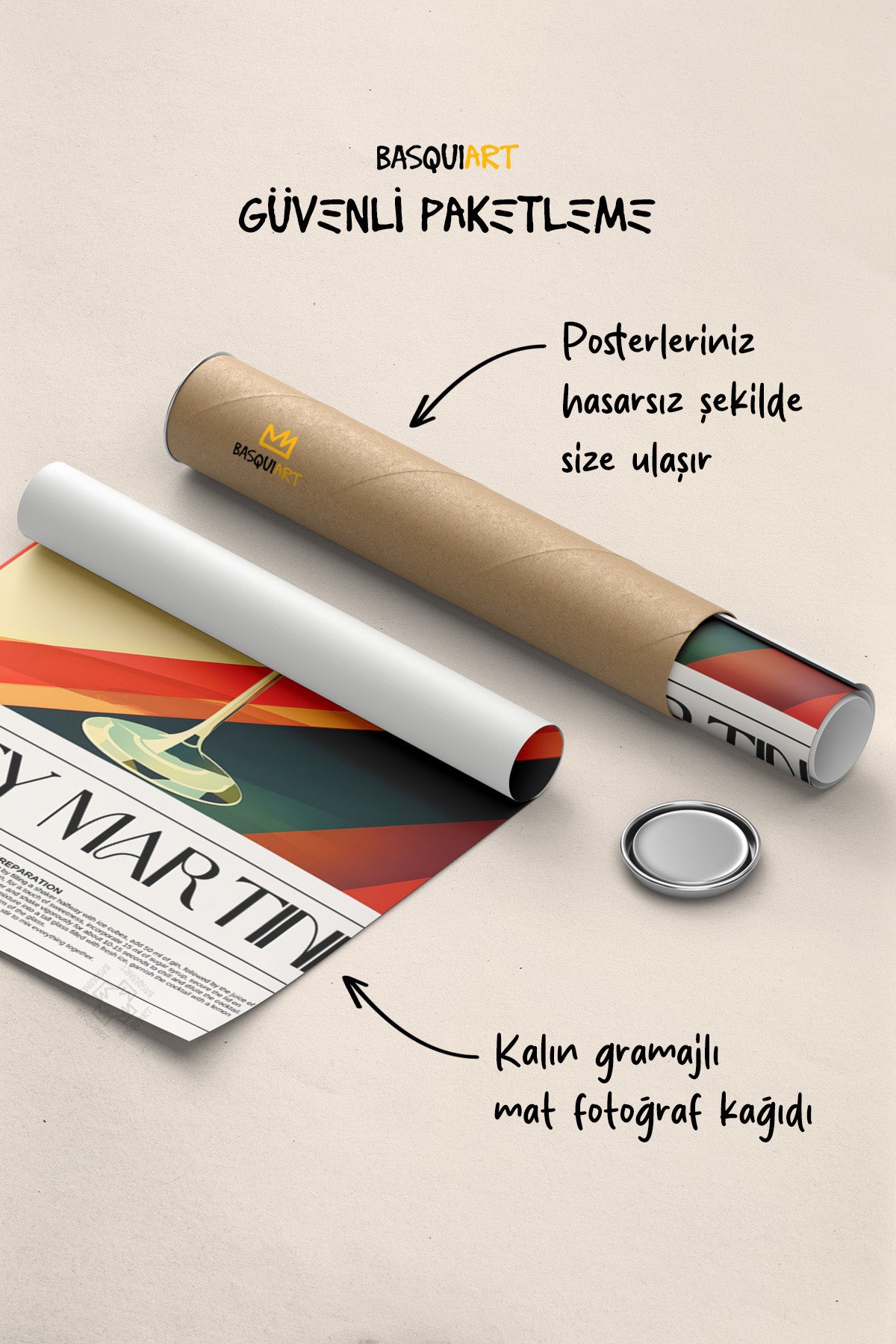 Kokteyl Serisi Poster, Cafe, Restoran, Mutfak Duvar Dekoru No:8