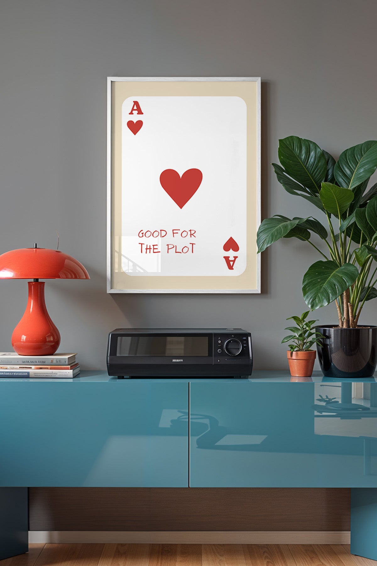Lucky You Serisi Beyaz Çerçeveli Poster, Tablo Duvar Dekoru No:68