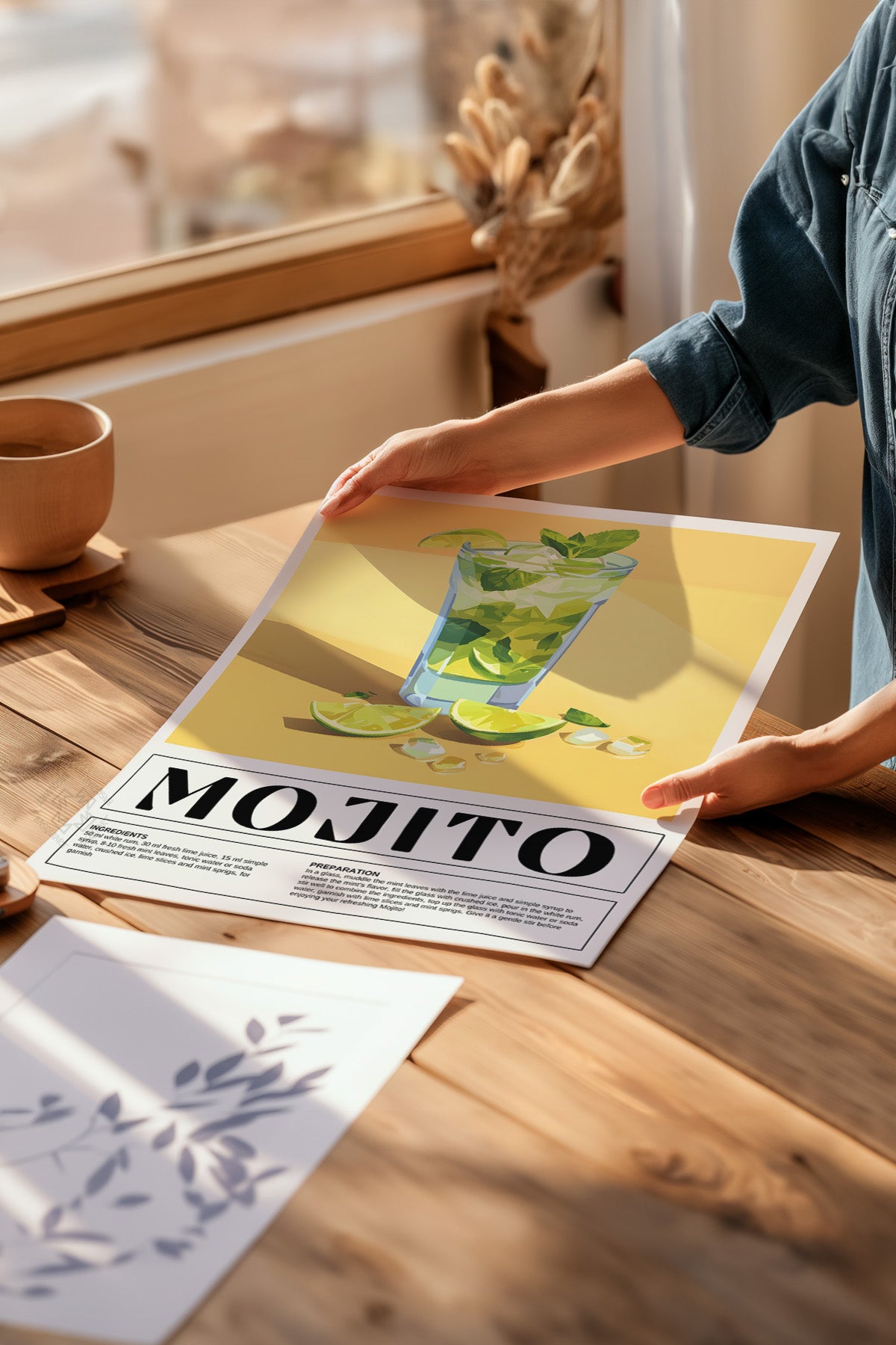Kokteyl Serisi Poster, Cafe, Restoran, Mutfak Duvar Dekoru No:4