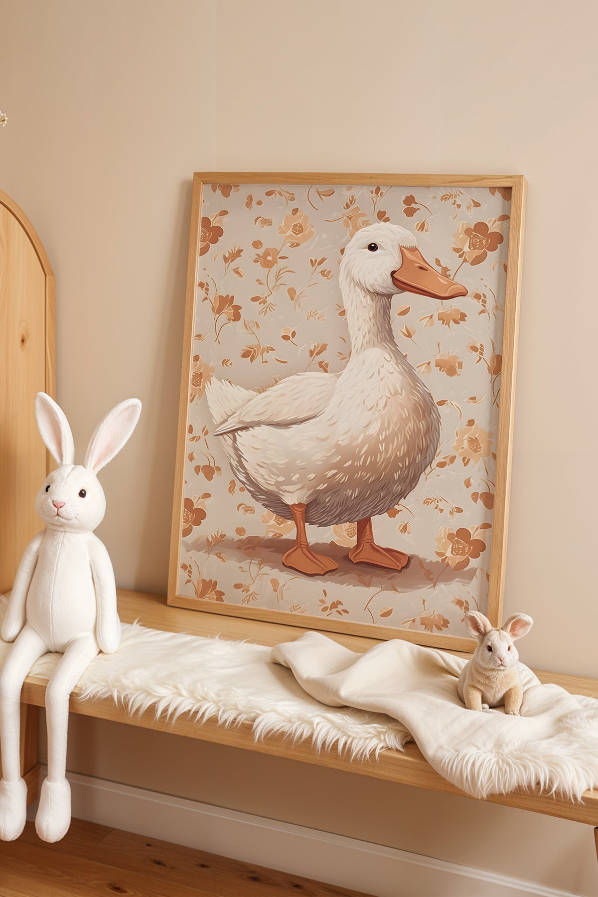 Çocuk Odası, Bebek Odası Ahşap Çerçeveli Poster, Tablo No:60