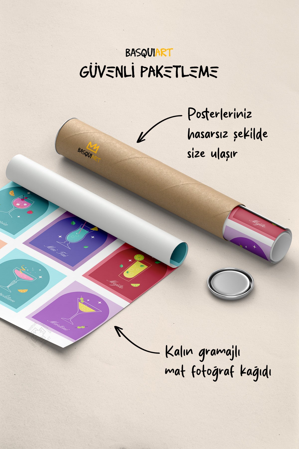 Kokteyl Serisi Poster, Cafe, Restoran, Mutfak Duvar Dekoru No:31