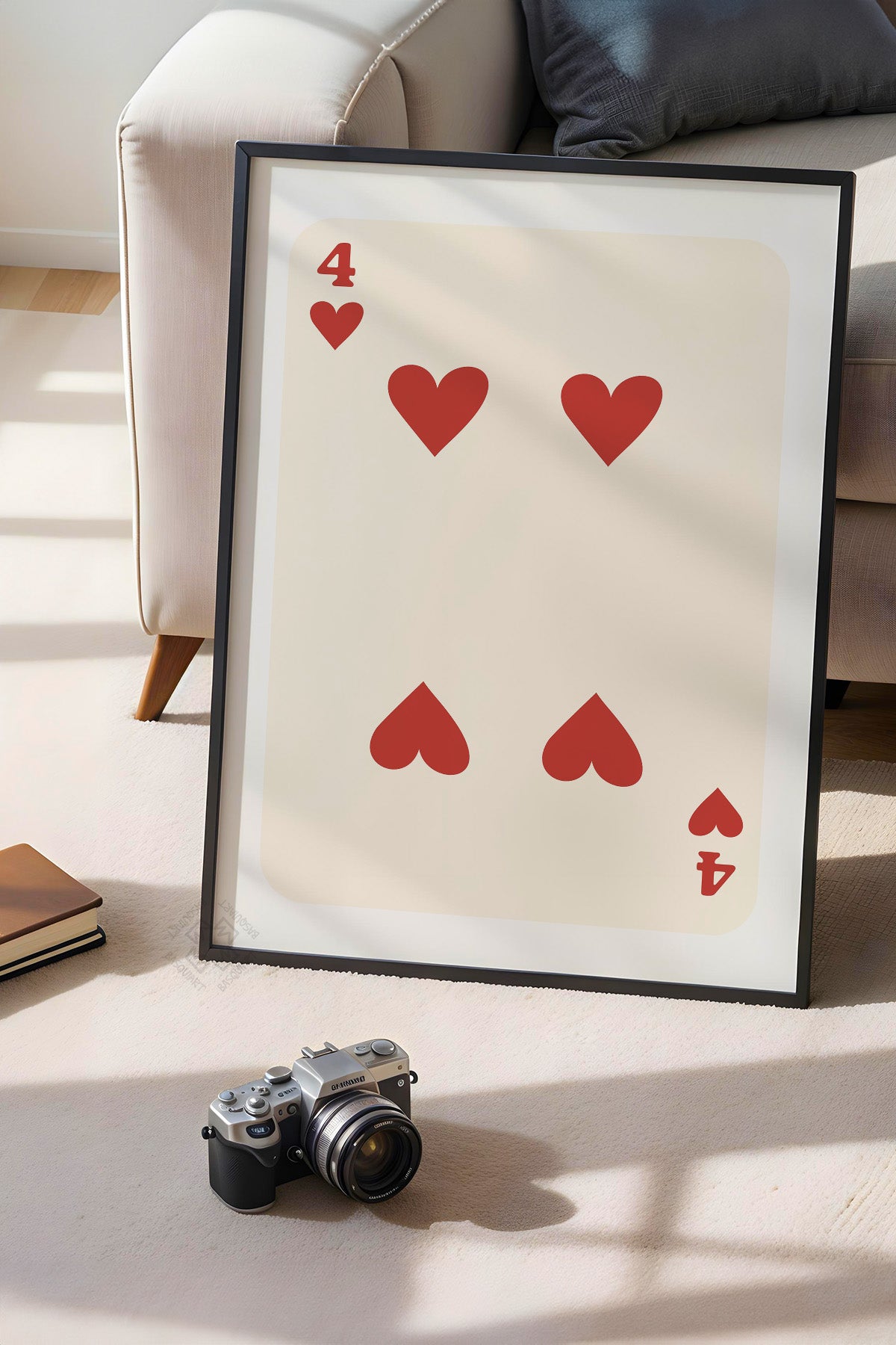 Lucky You Serisi Siyah Çerçeveli Poster, Tablo Duvar Dekoru No:73