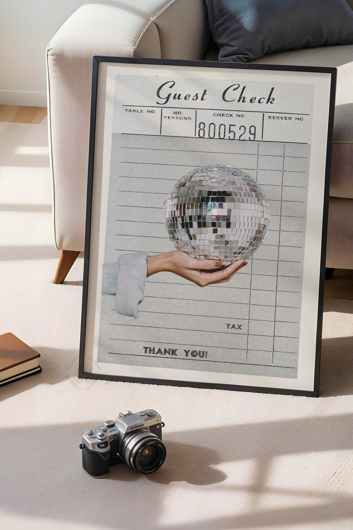 Lucky You Serisi Siyah Çerçeveli Poster, Tablo Duvar Dekoru No:112
