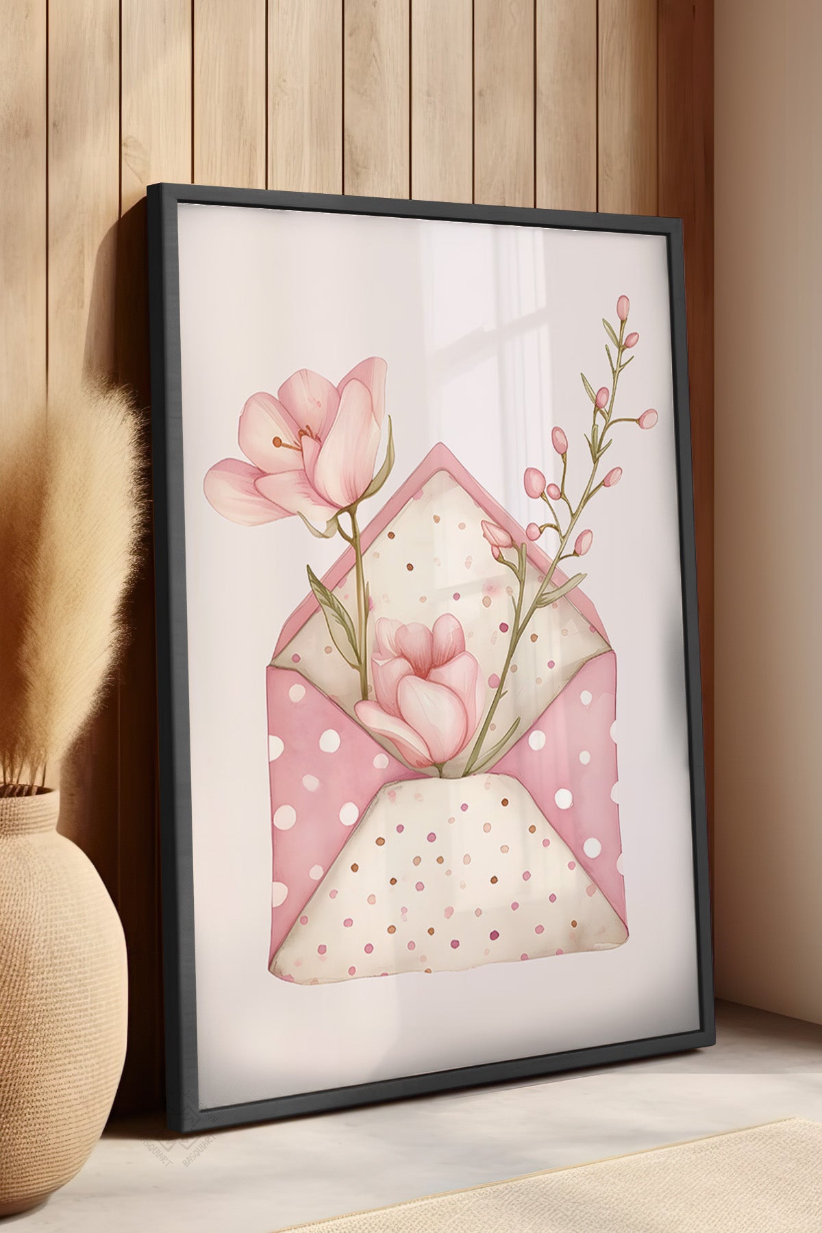Çocuk Odası, Bebek Odası Siyah Çerçeveli Poster, Tablo No:43