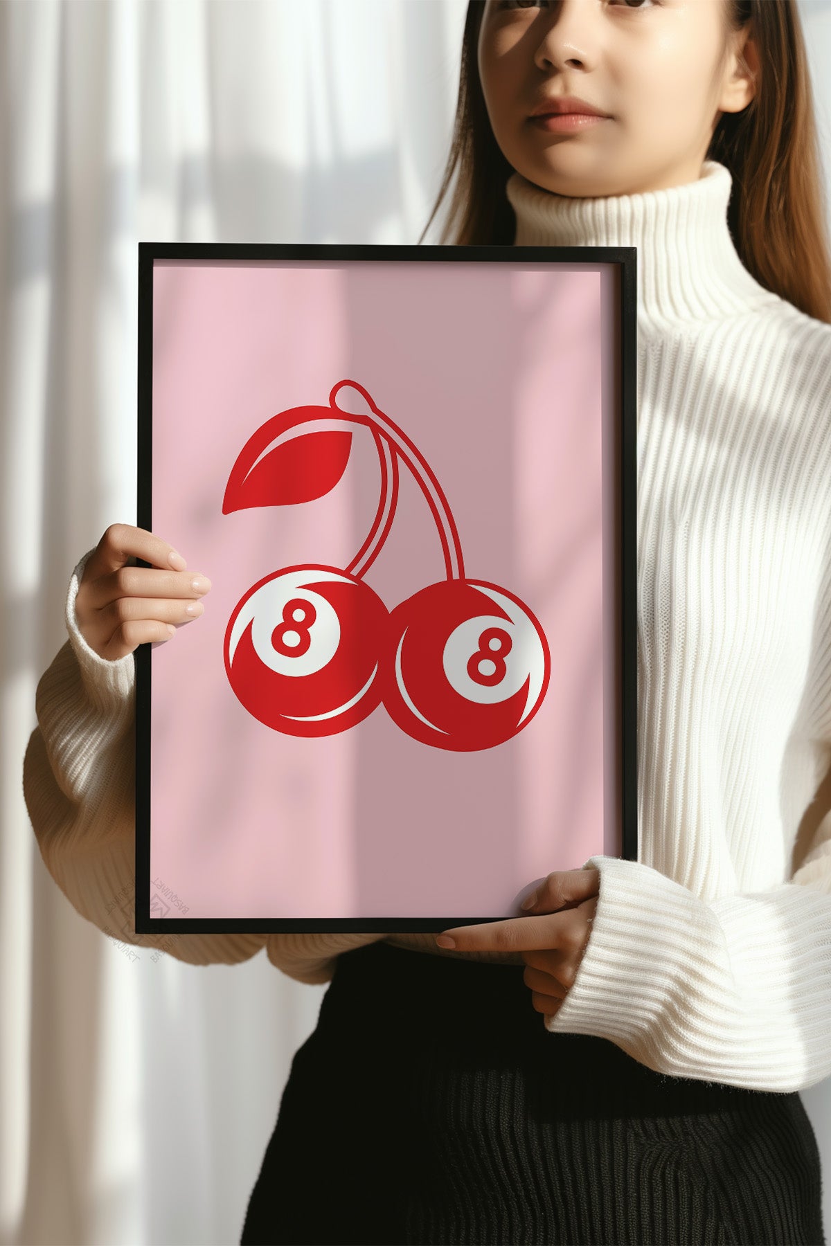 Lucky You Serisi Siyah Çerçeveli Poster, Tablo Duvar Dekoru No:81