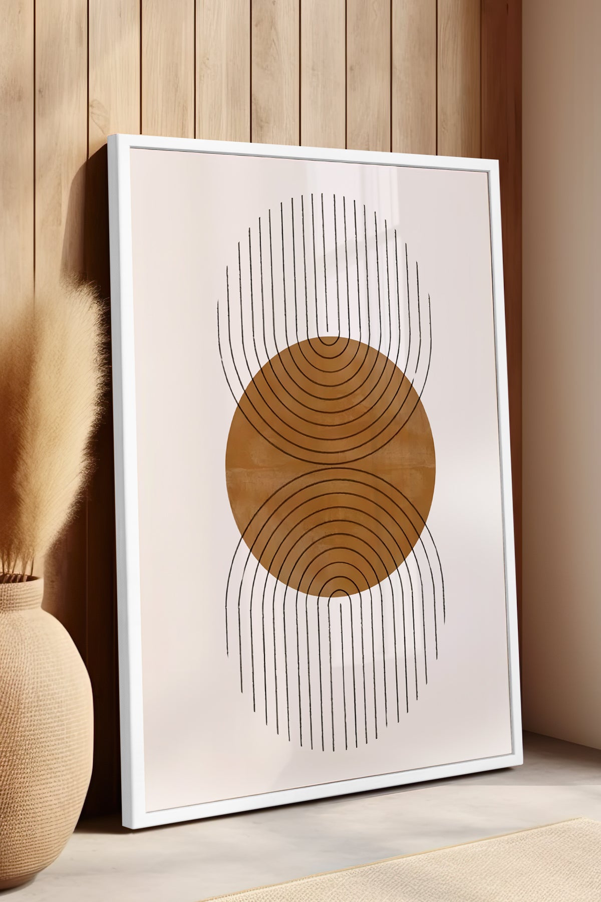 Bohemian Serisi Beyaz Çerçeveli Poster, Tablo No:36
