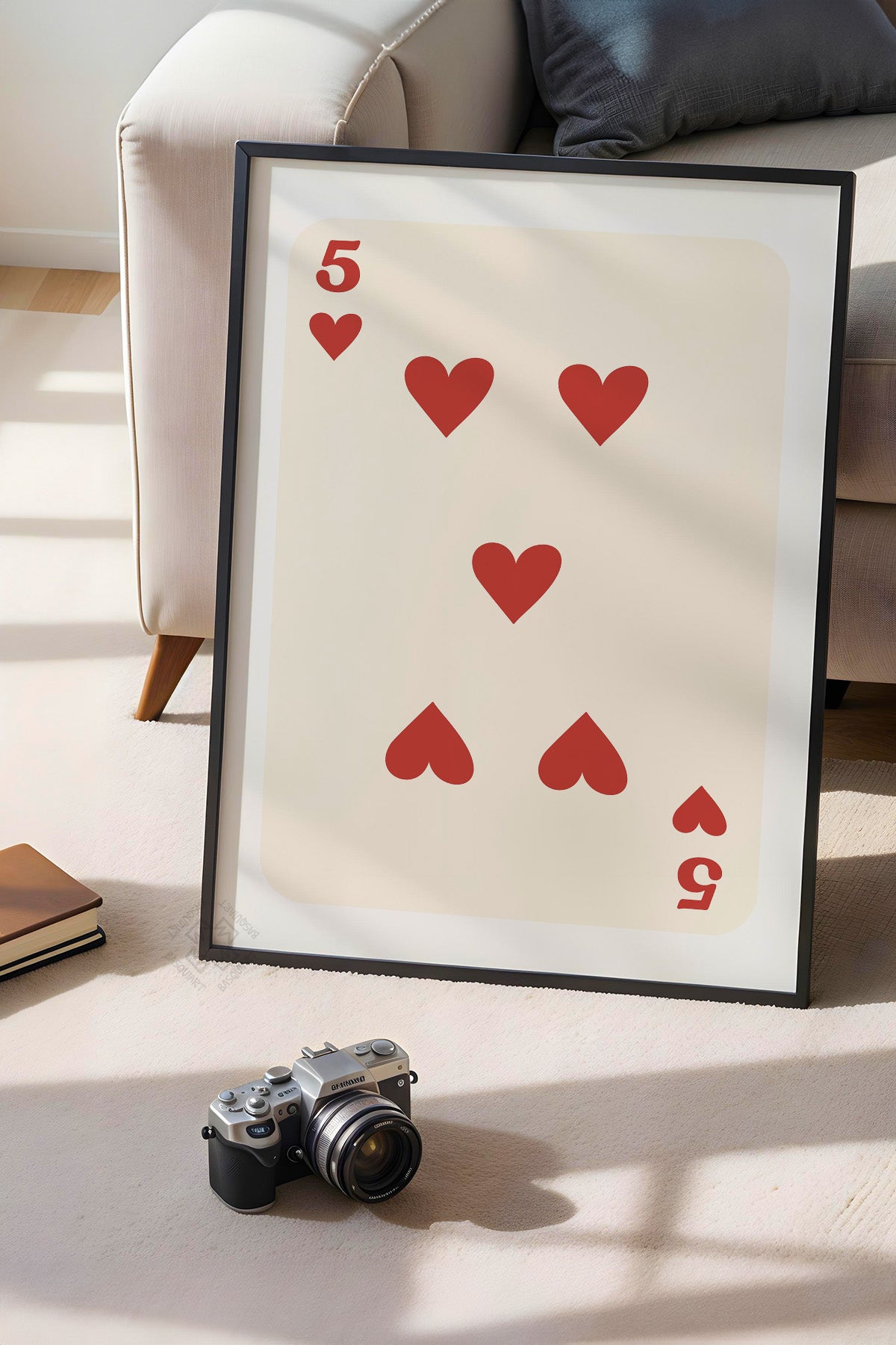 Lucky You Serisi Siyah Çerçeveli Poster, Tablo Duvar Dekoru No:74