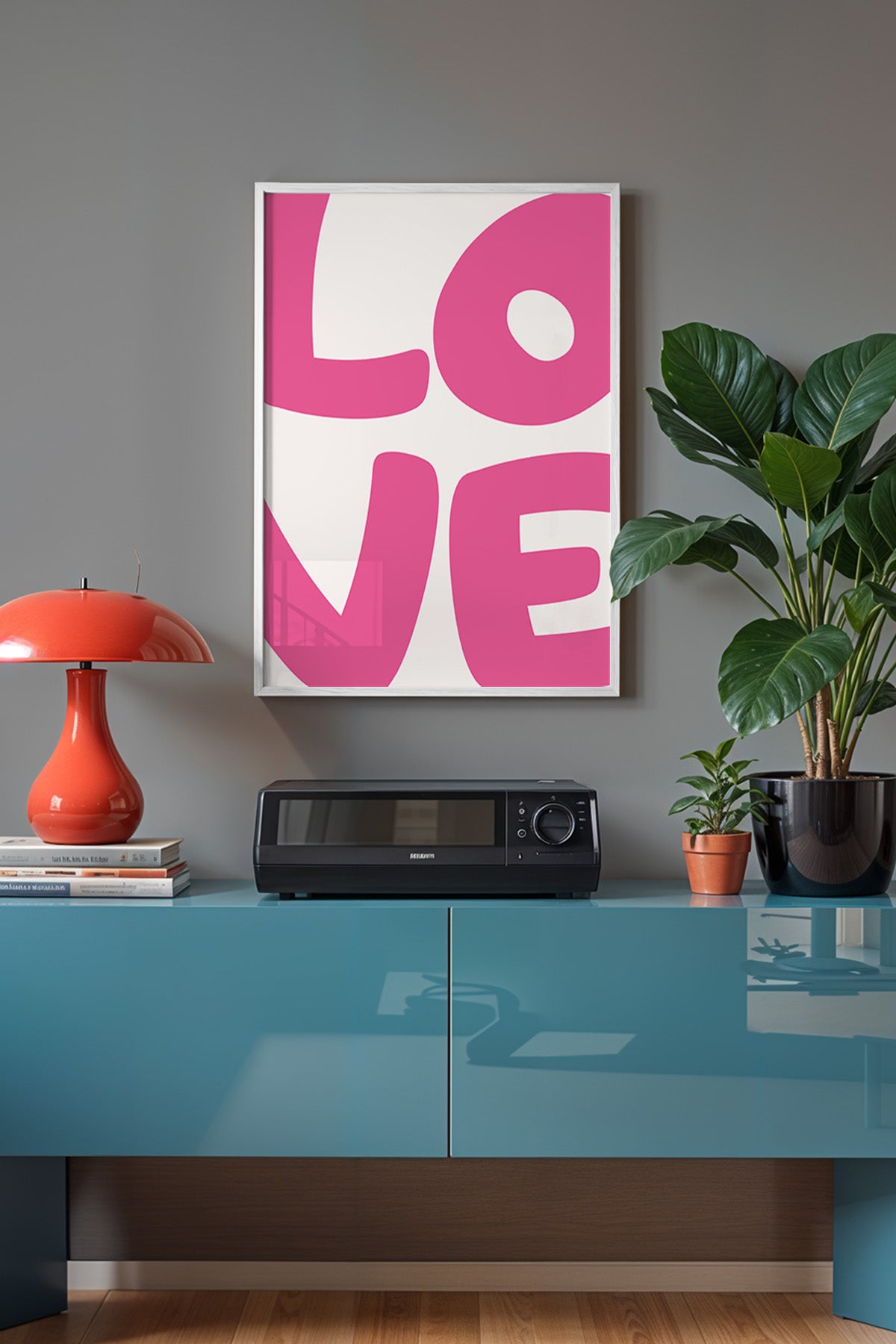 Lucky You Serisi Beyaz Çerçeveli Poster, Tablo Duvar Dekoru No:45