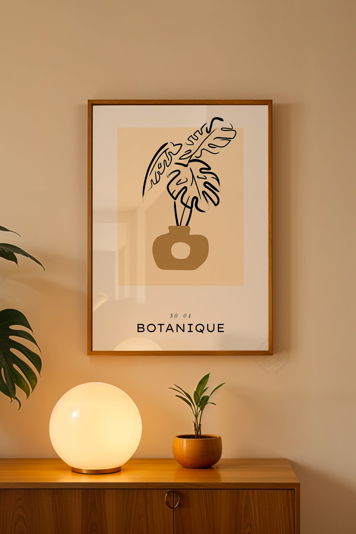 Bohemian Serisi Ahşap Çerçeveli Poster, Tablo No:122