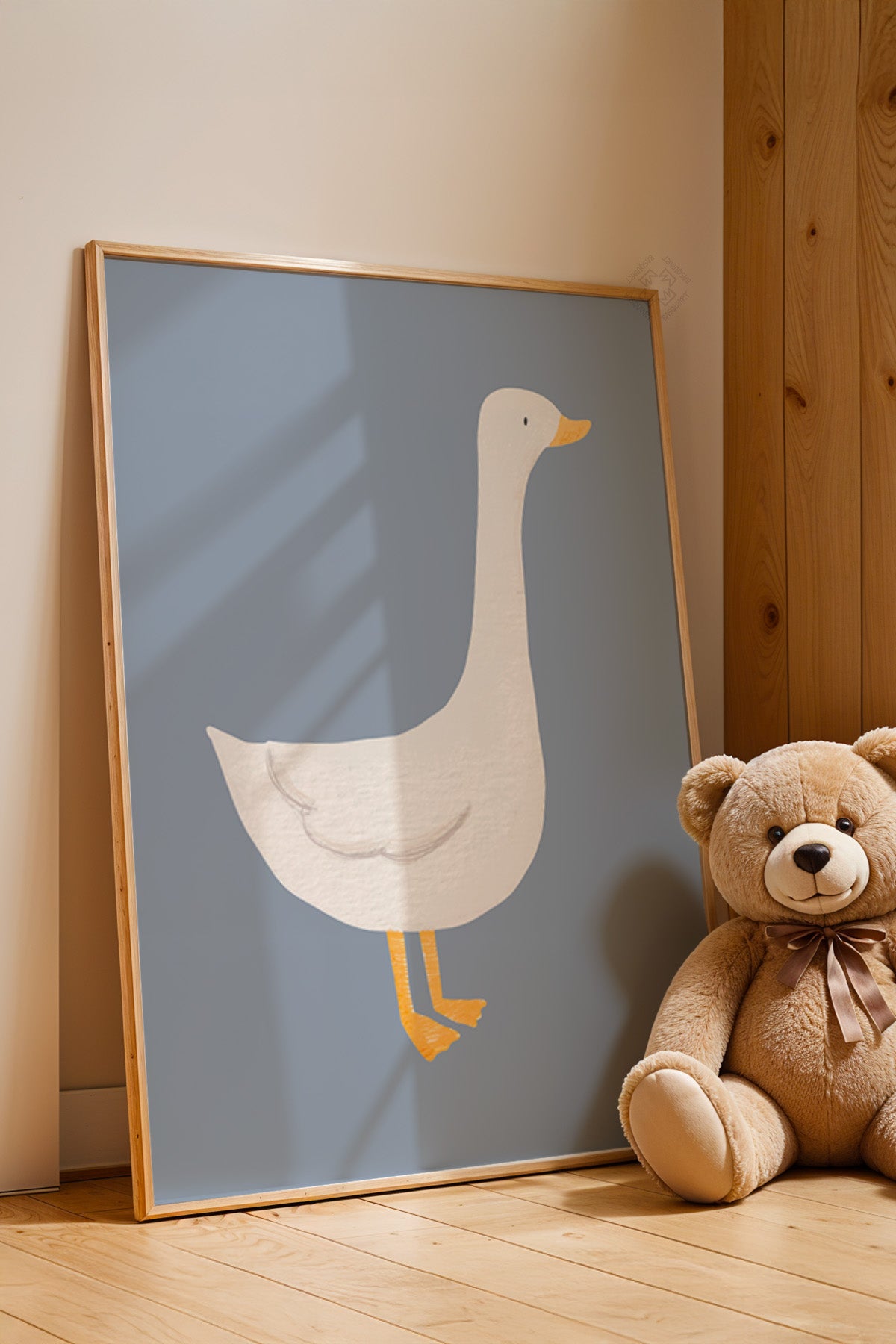 Çocuk Odası, Bebek Odası Ahşap Çerçeveli Poster, Tablo No:68