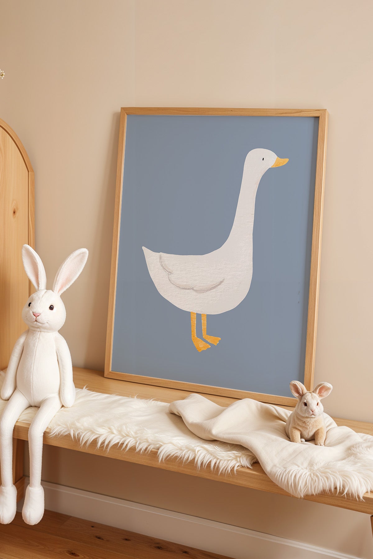 Çocuk Odası, Bebek Odası Ahşap Çerçeveli Poster, Tablo No:68