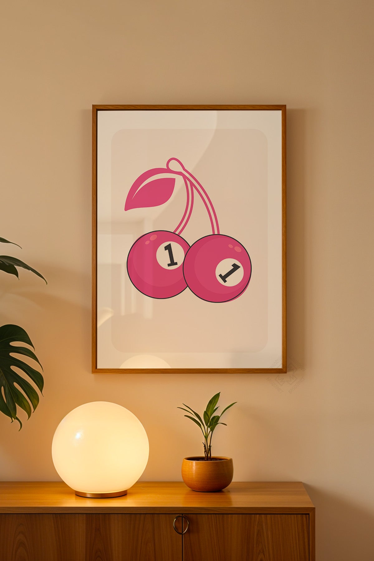 Lucky You Serisi Ahşap Çerçeveli Poster, Tablo Duvar Dekoru No:52
