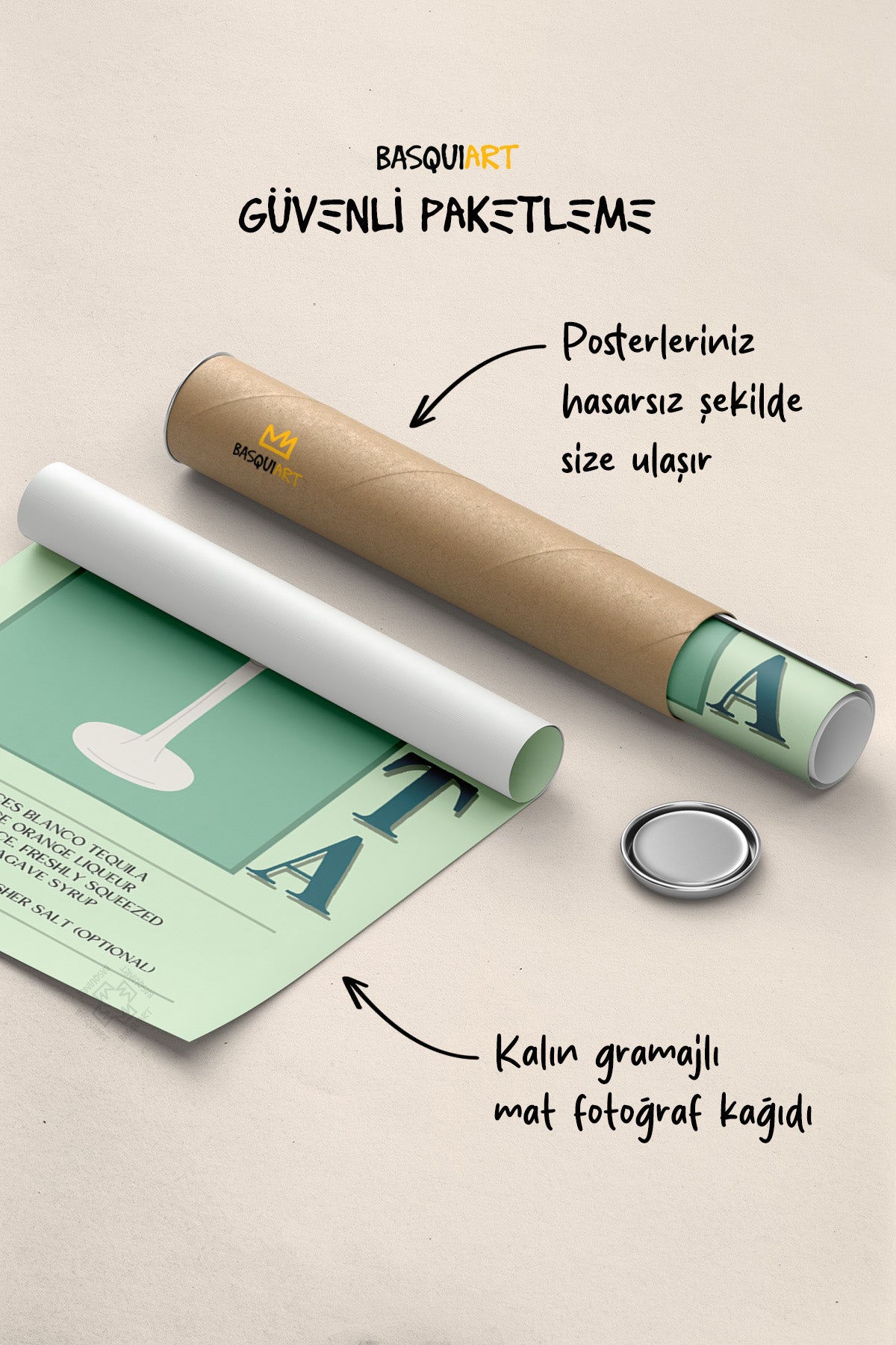 Kokteyl Serisi Poster, Cafe, Restoran, Mutfak Duvar Dekoru No:54