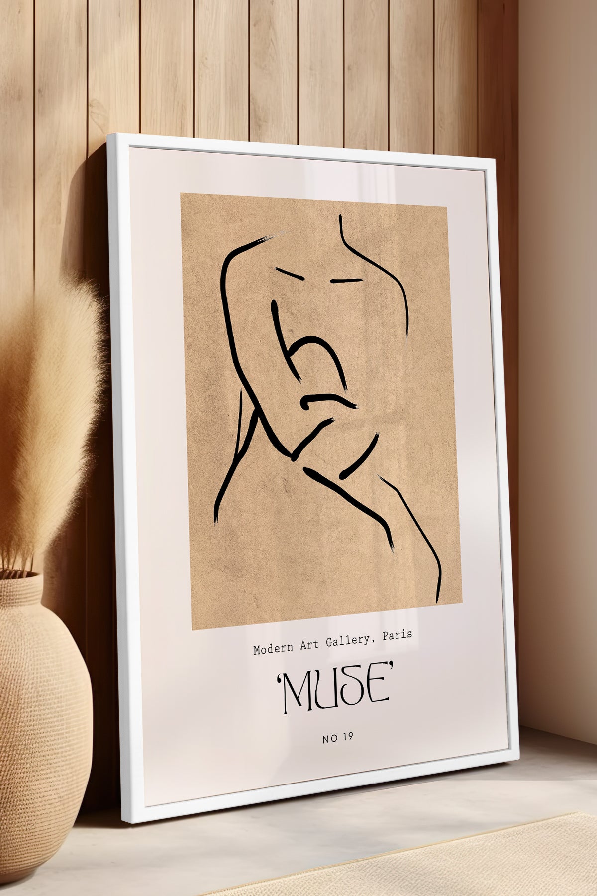 Bohemian Serisi Beyaz Çerçeveli Poster, Tablo No:83