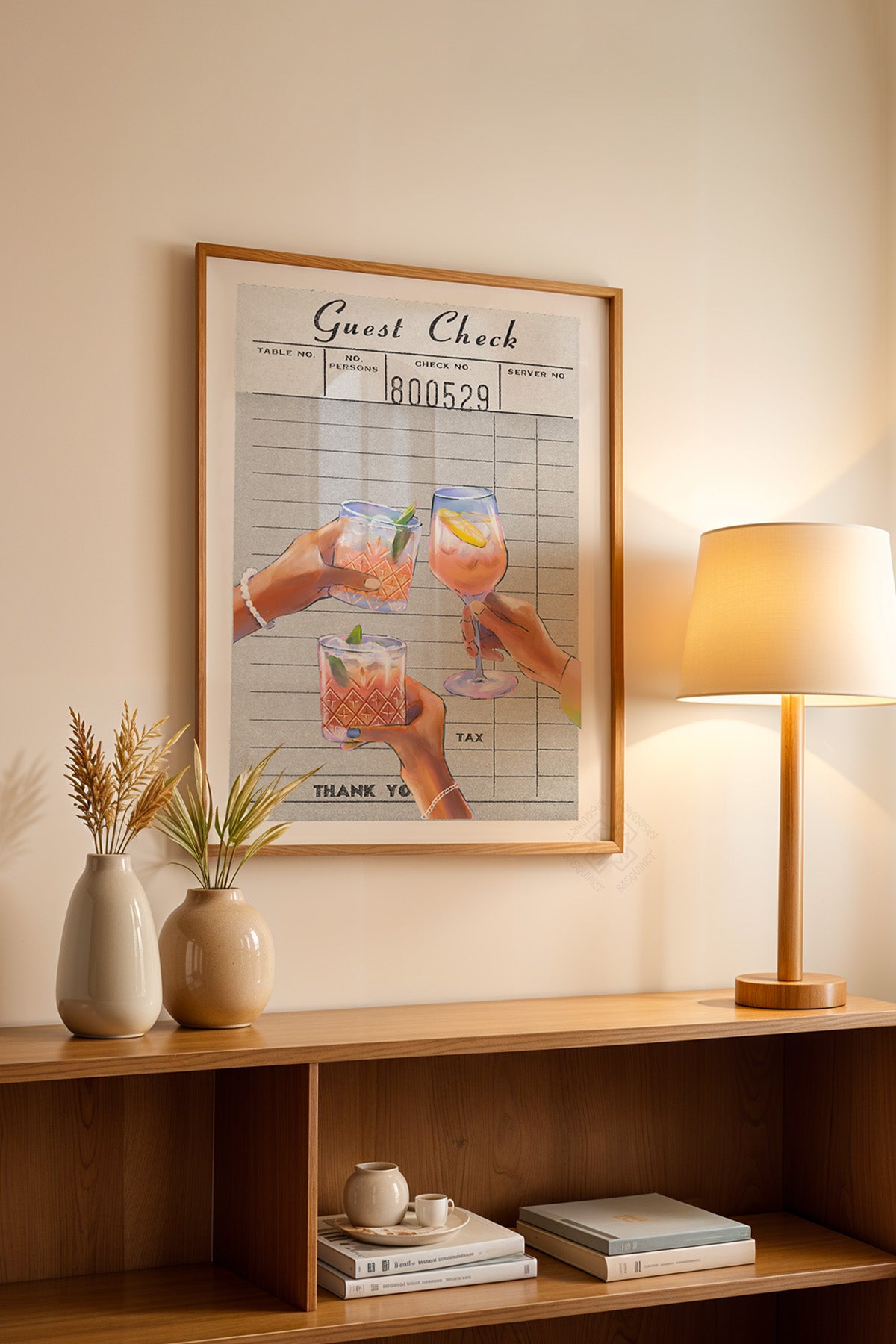 Lucky You Serisi Ahşap Çerçeveli Poster, Tablo Duvar Dekoru No:113