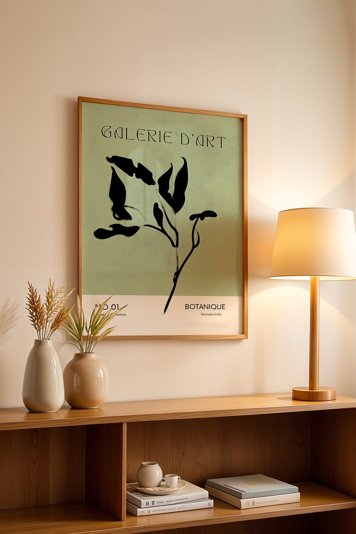 Bohemian Serisi Ahşap Çerçeveli Poster, Tablo No:46