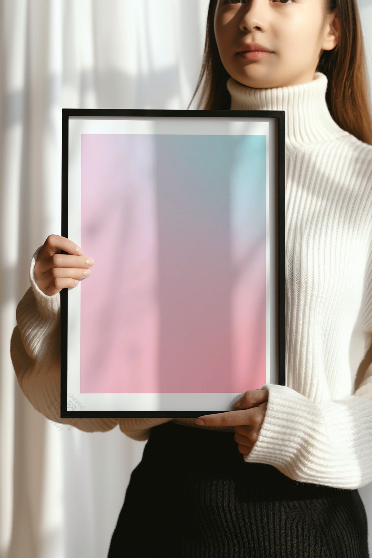 Aura Serisi Siyah Çerçeveli Poster, Tablo No:20