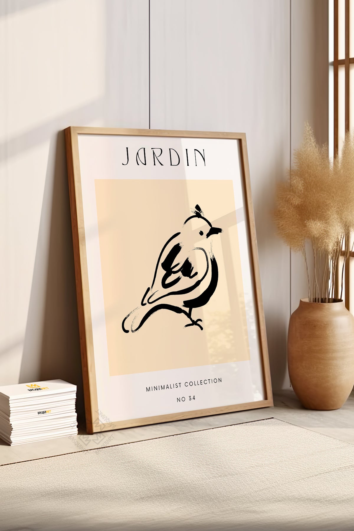 Bohemian Serisi Ahşap Çerçeveli Poster, Tablo No:79