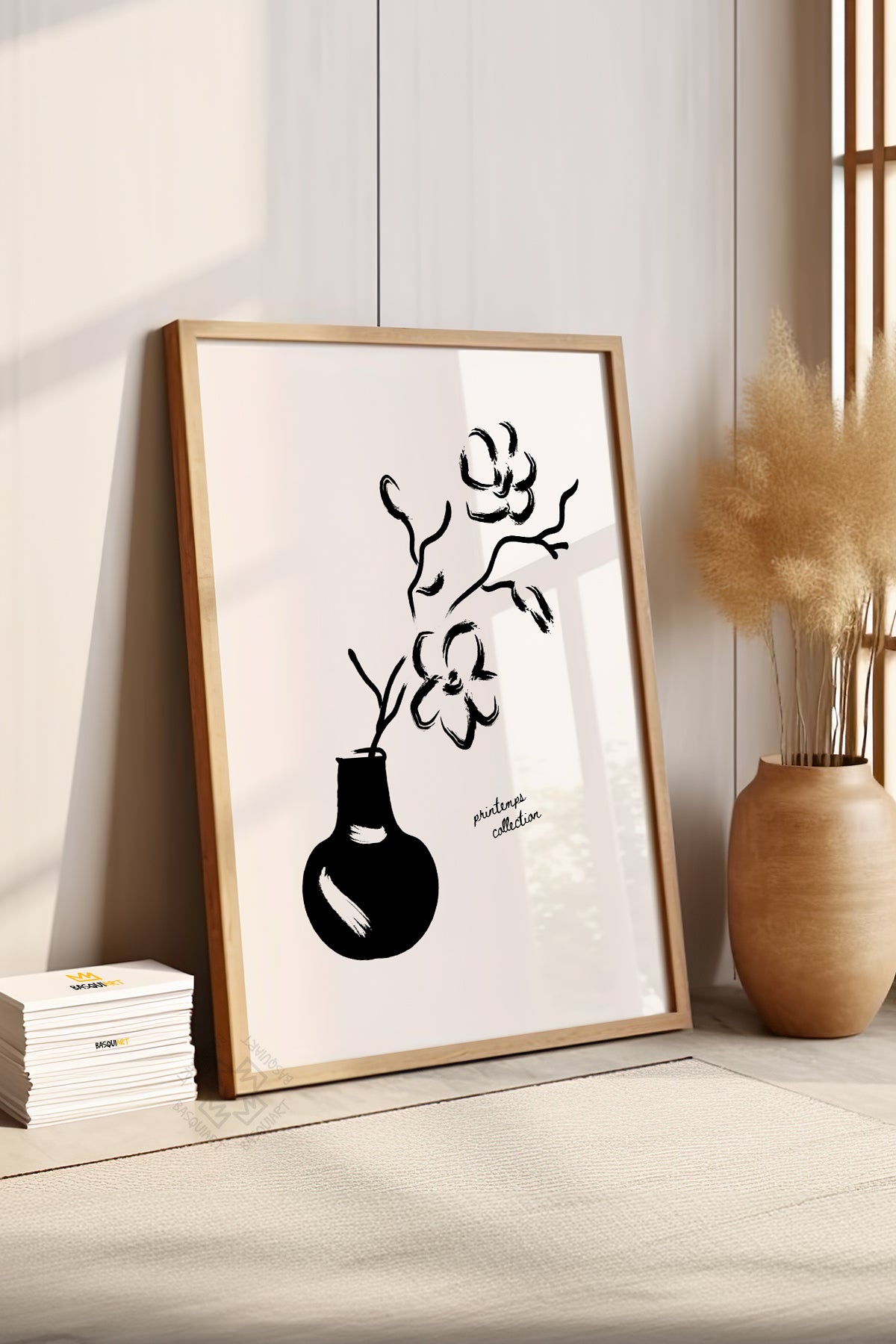 Bohemian Serisi Ahşap Çerçeveli Poster, Tablo No:109