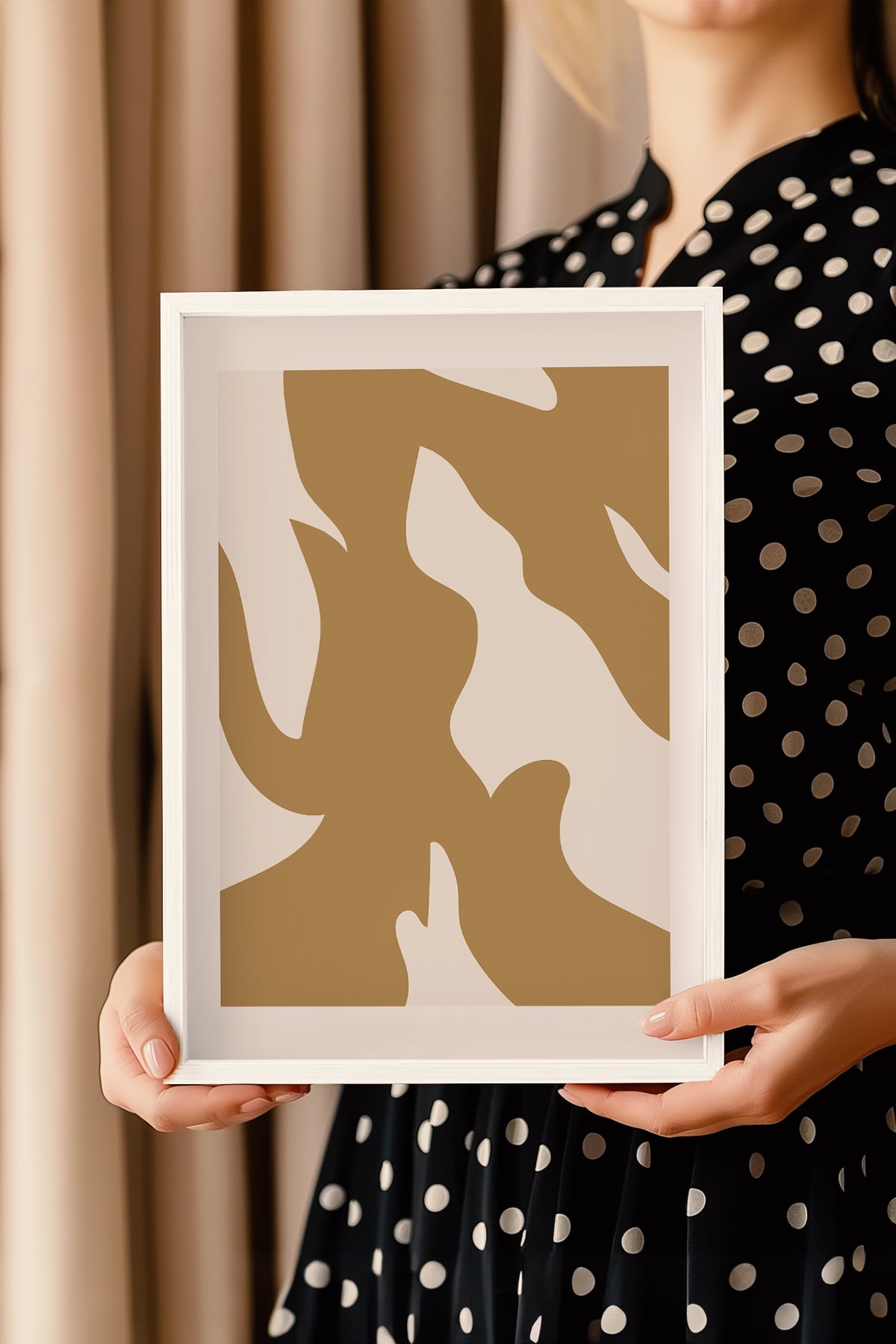 Bohemian Serisi Beyaz Çerçeveli Poster, Tablo No:146