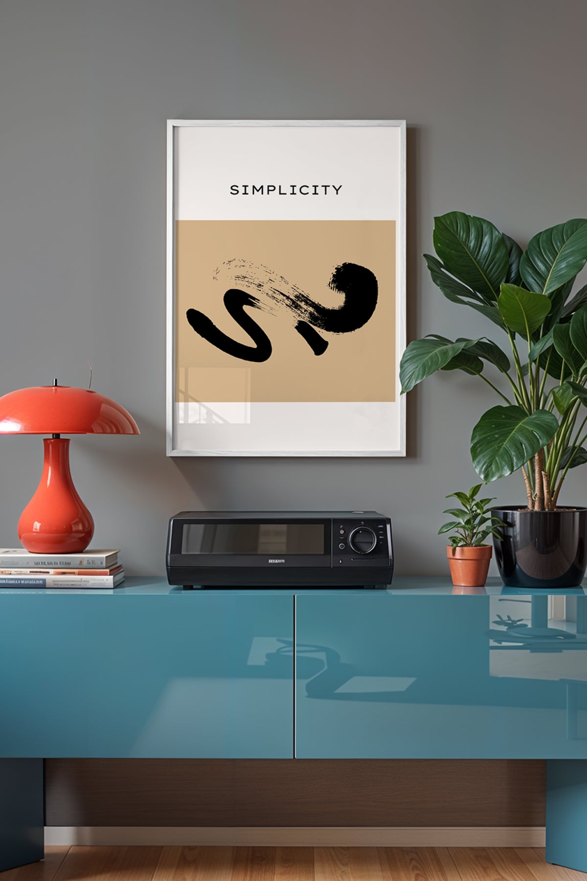 Bohemian Serisi Beyaz Çerçeveli Poster, Tablo No:138