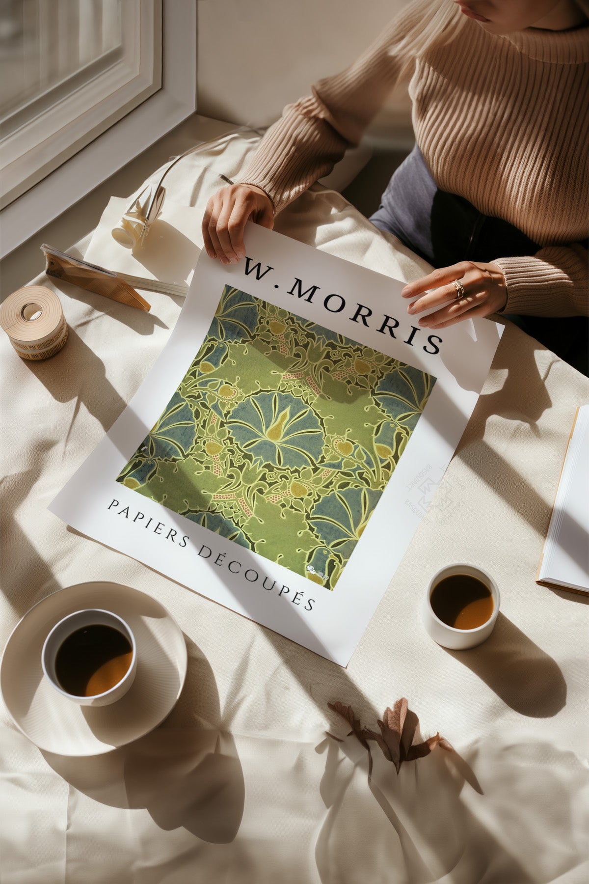 W Morris 3'lü Poster Seti, Duvar Dekoru No:4