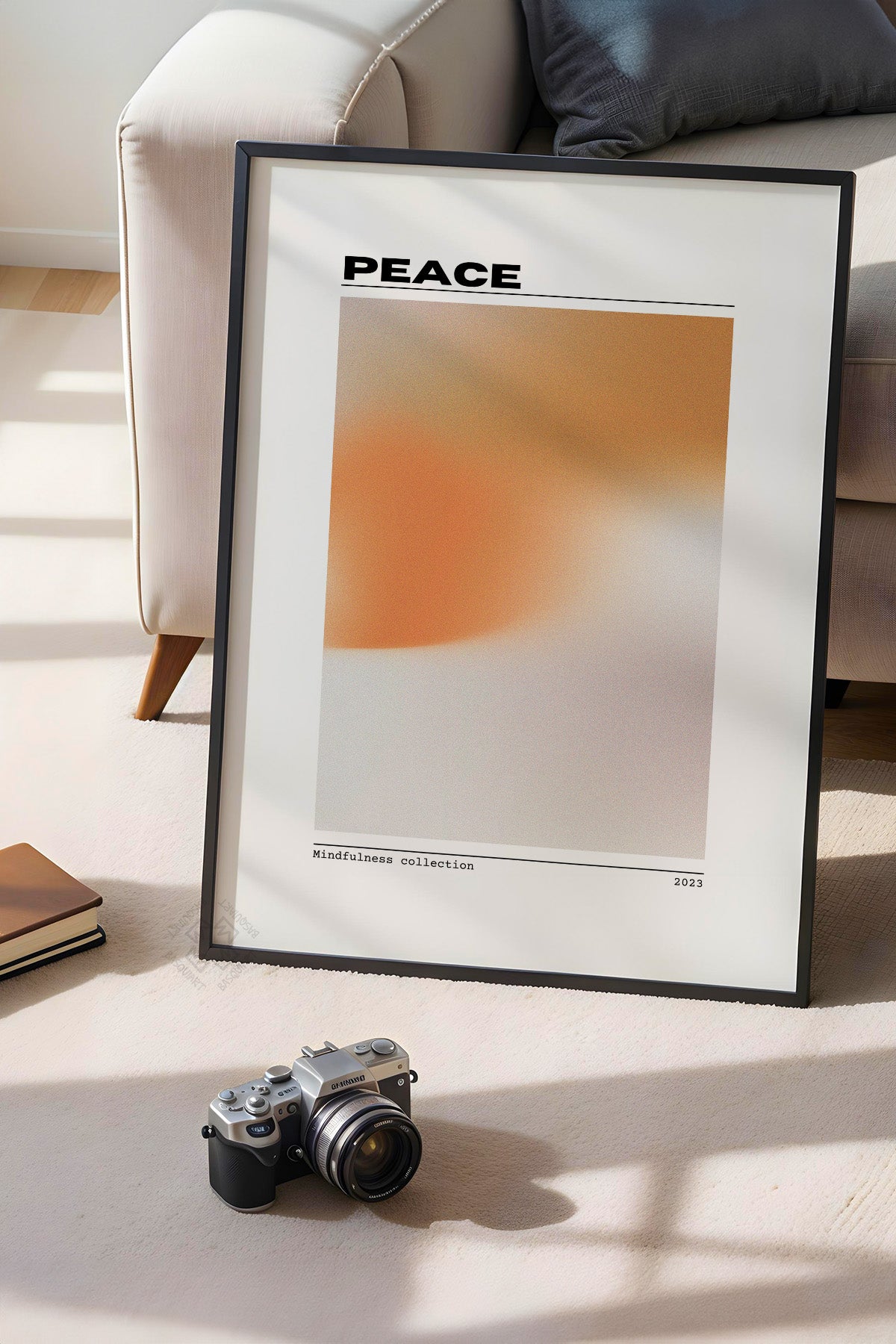 Aura Serisi Siyah Çerçeveli Poster, Tablo No:129