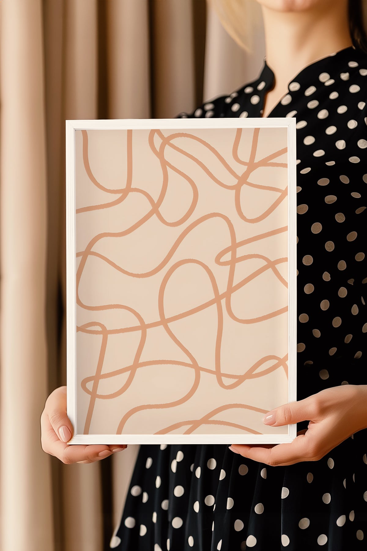 Bohemian Serisi Beyaz Çerçeveli Poster, Tablo No:150