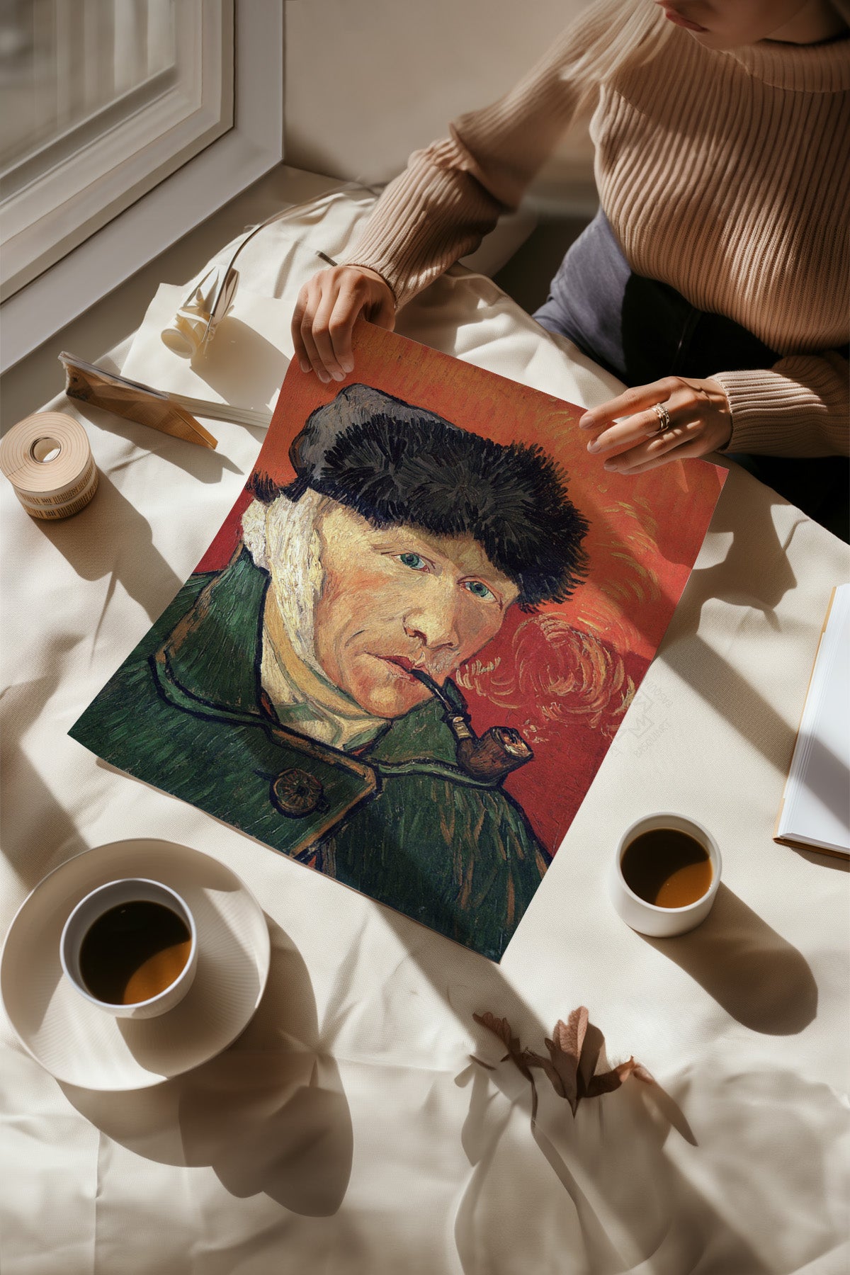 Van Gogh 4'lü Poster Seti, Duvar Dekoru No:47