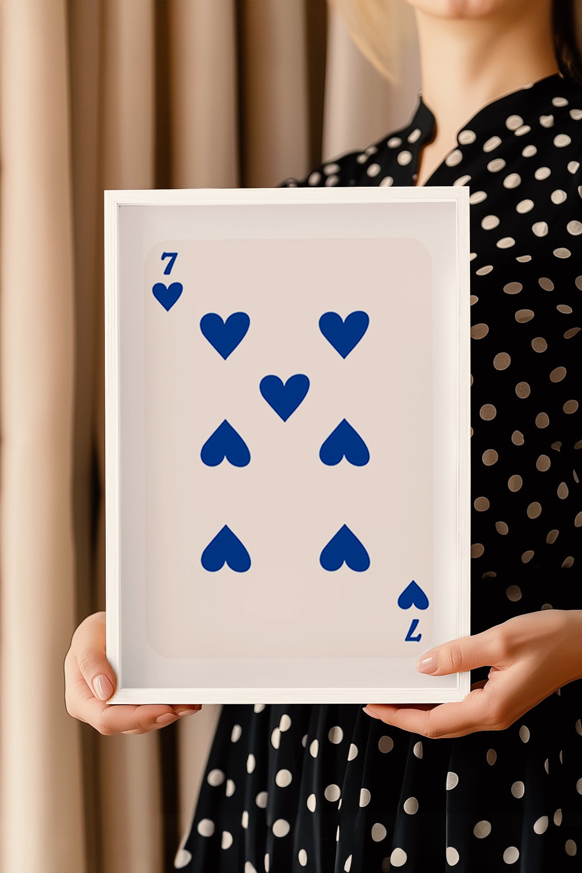 Lucky You Serisi Beyaz Çerçeveli Poster, Tablo Duvar Dekoru No:40