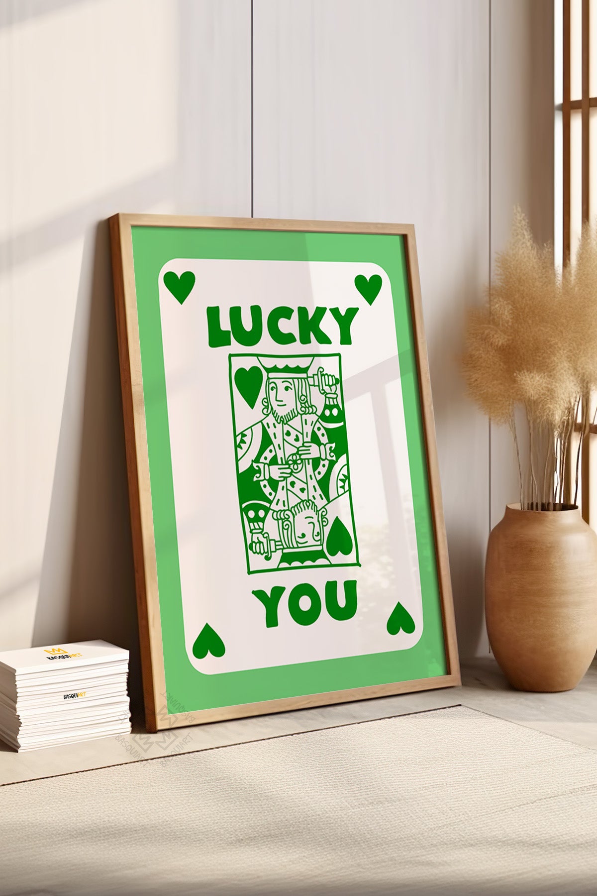 Lucky You Serisi Ahşap Çerçeveli Poster, Tablo Duvar Dekoru No:128