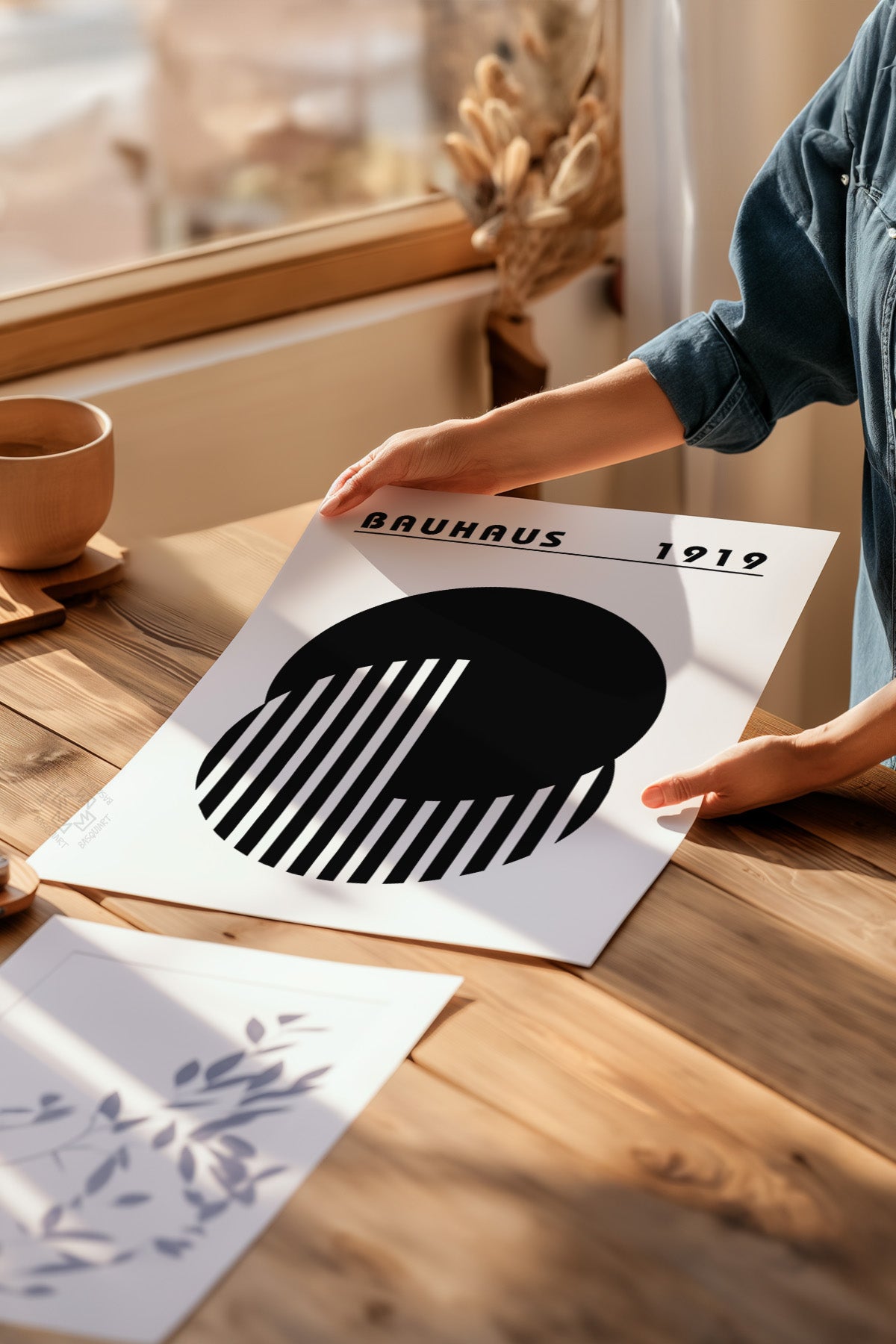 Bauhaus Minimal 4'lü Poster Seti, Duvar Dekoru No:30