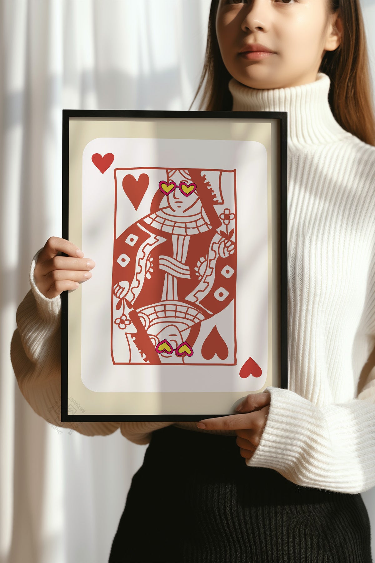 Lucky You Serisi Siyah Çerçeveli Poster, Tablo Duvar Dekoru No:67